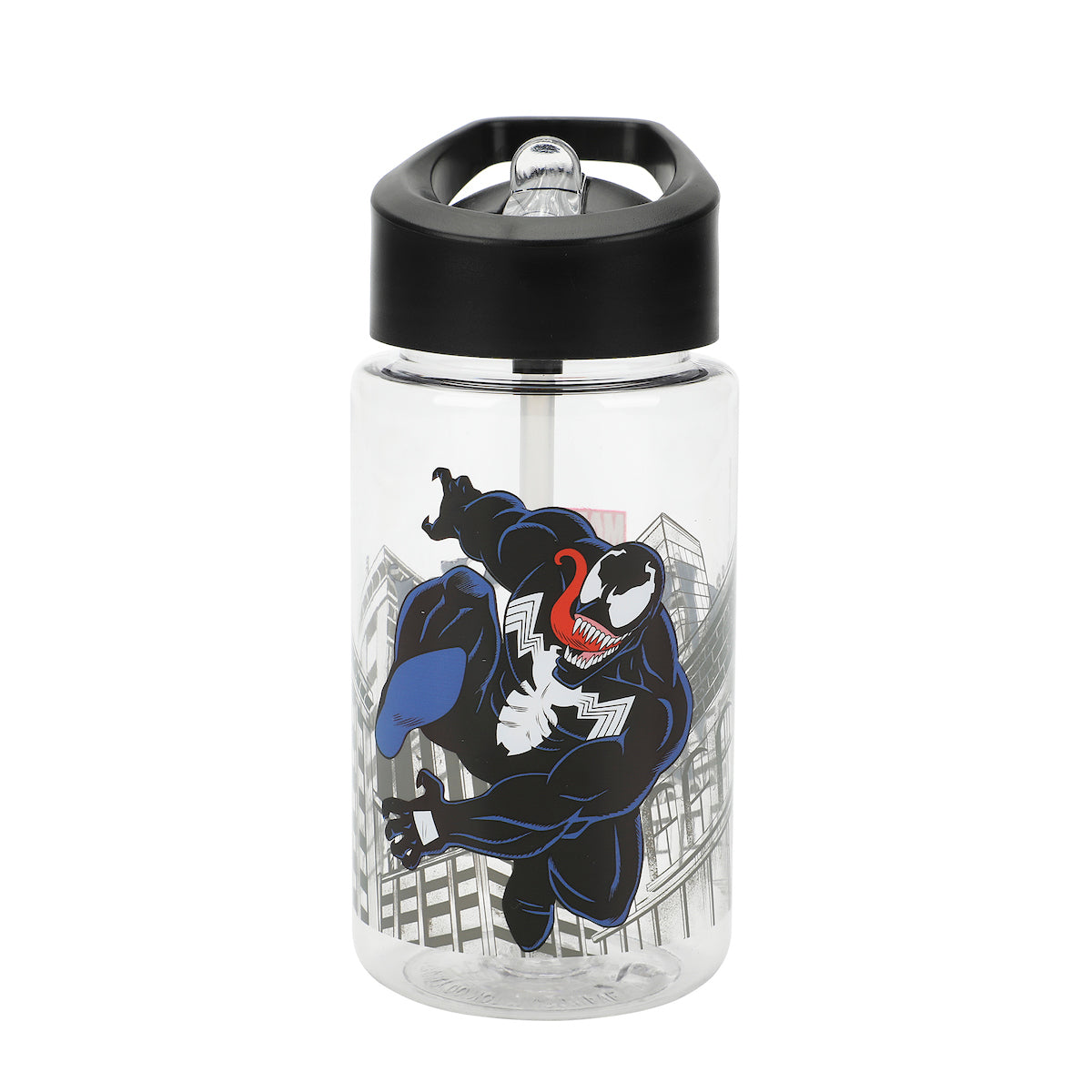 Marvel Spider-Man & Venom 2-Pack 14 Oz Plastic Water Bottle Set