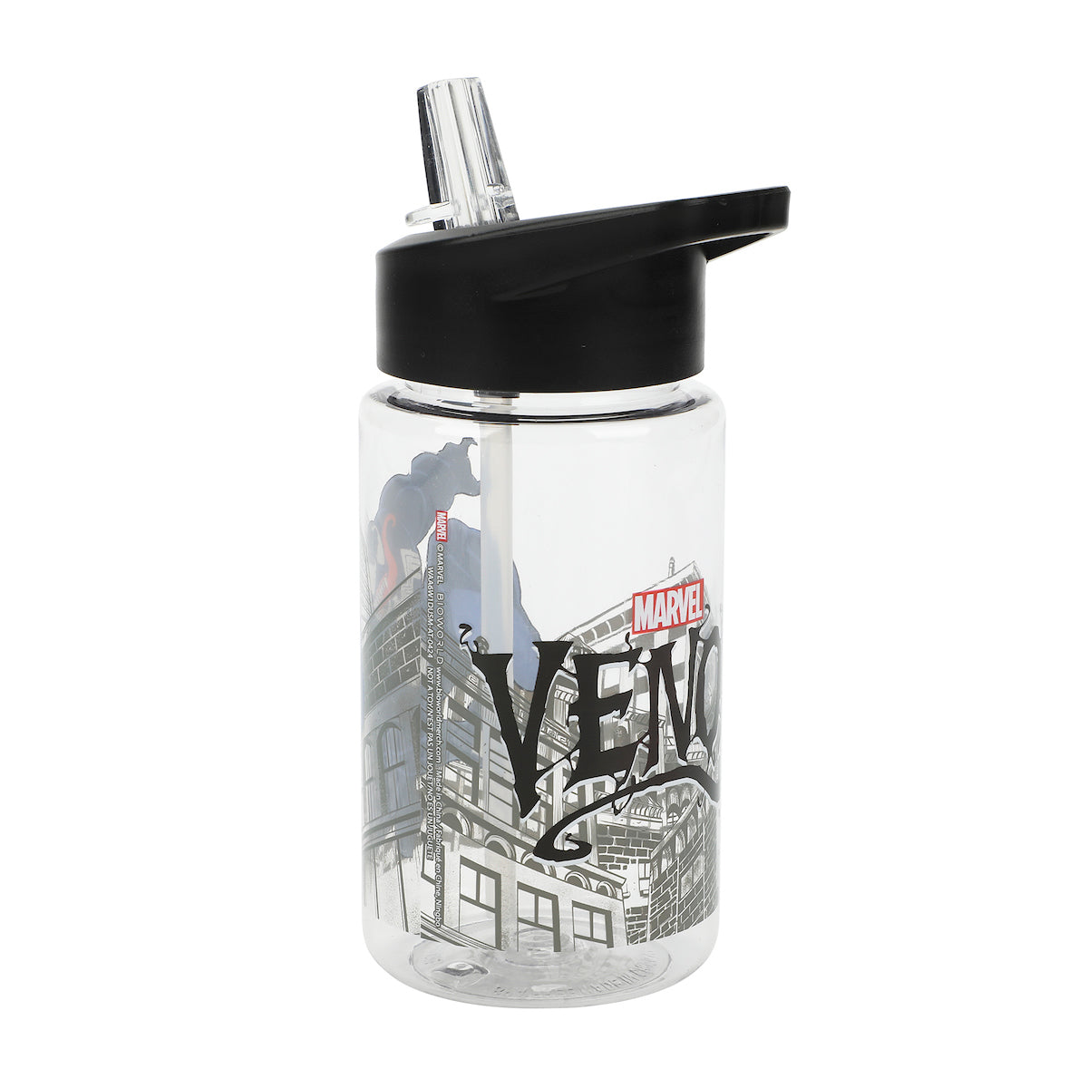 Marvel Spider-Man & Venom 2-Pack 14 Oz Plastic Water Bottle Set