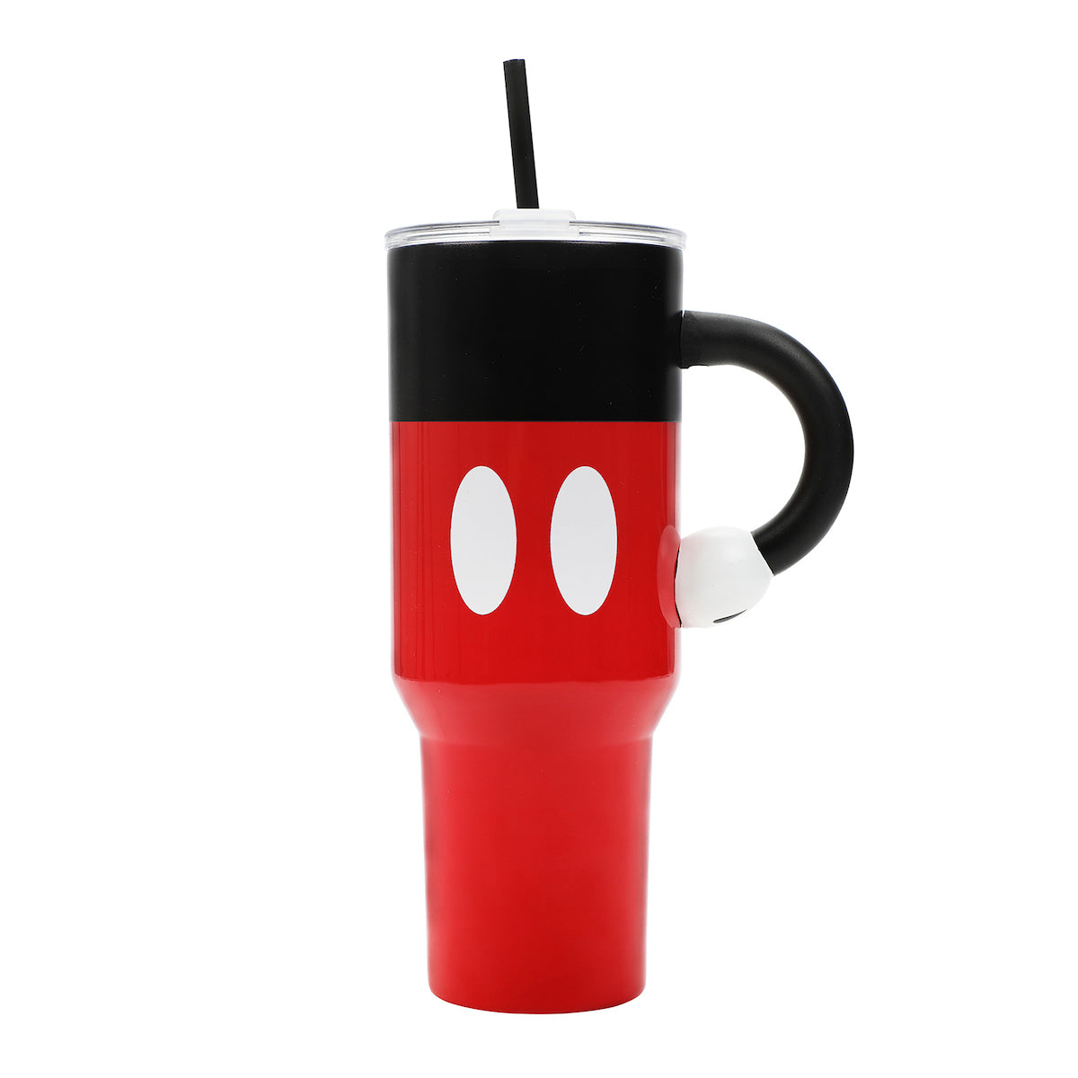 Disney Mickey Mouse 40 Oz Stainless Steel Tumbler With Sculpted Arm Handle