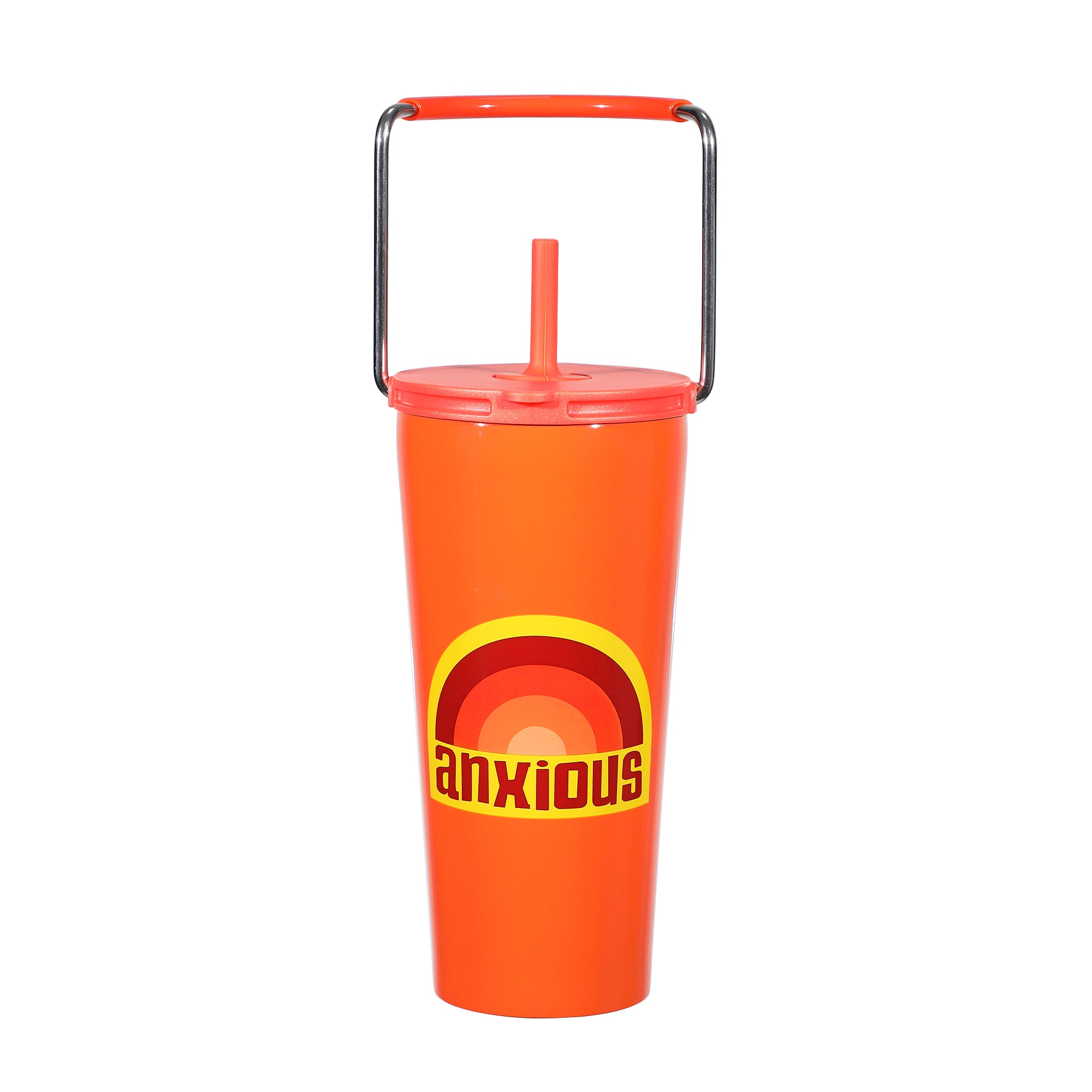Inside Out 2 Anxiety 20 Oz Orange Stainless Steel Cup