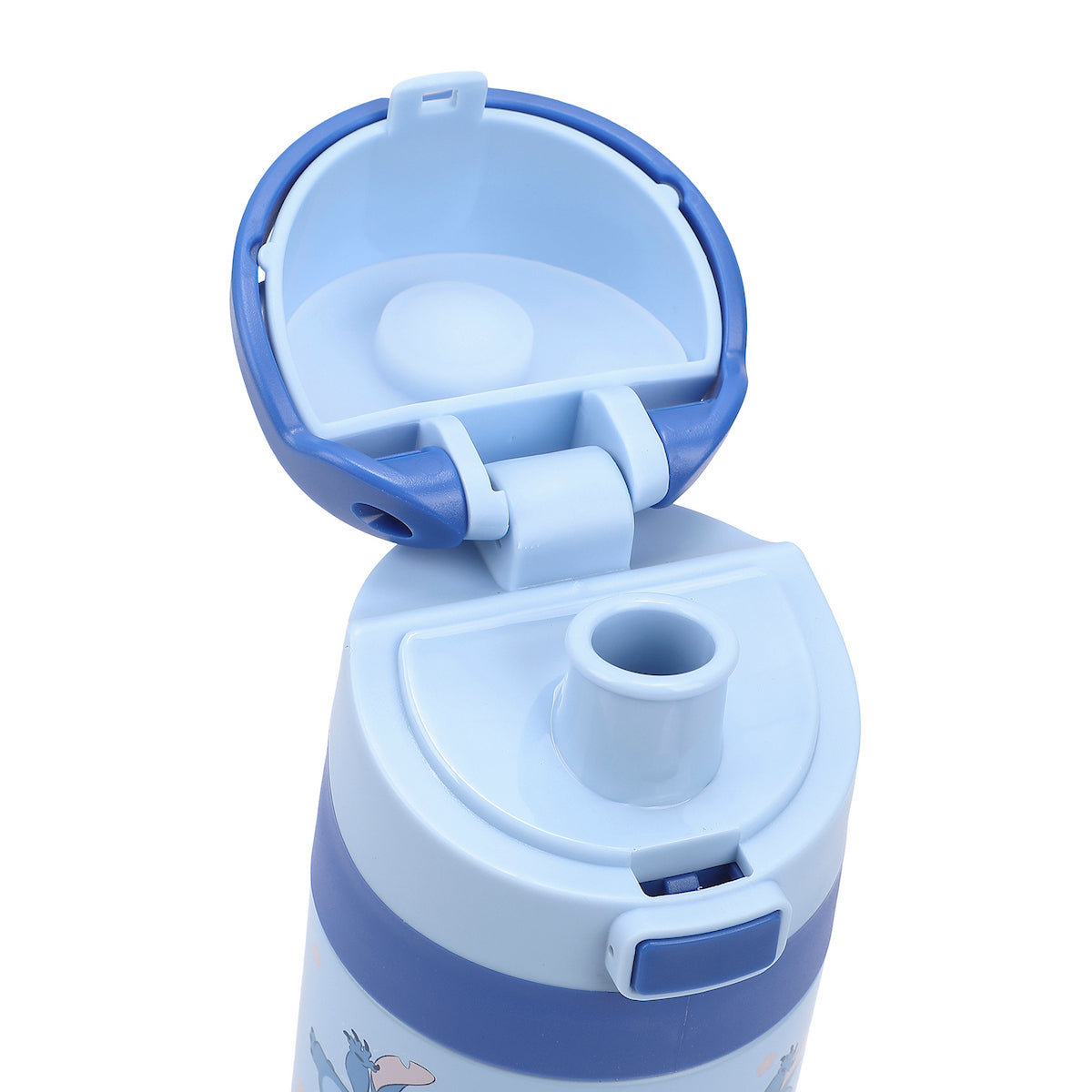 Lilo & Stitch All-Over Stitch Print Blue 24 Oz Stainless Steel Water Bottle