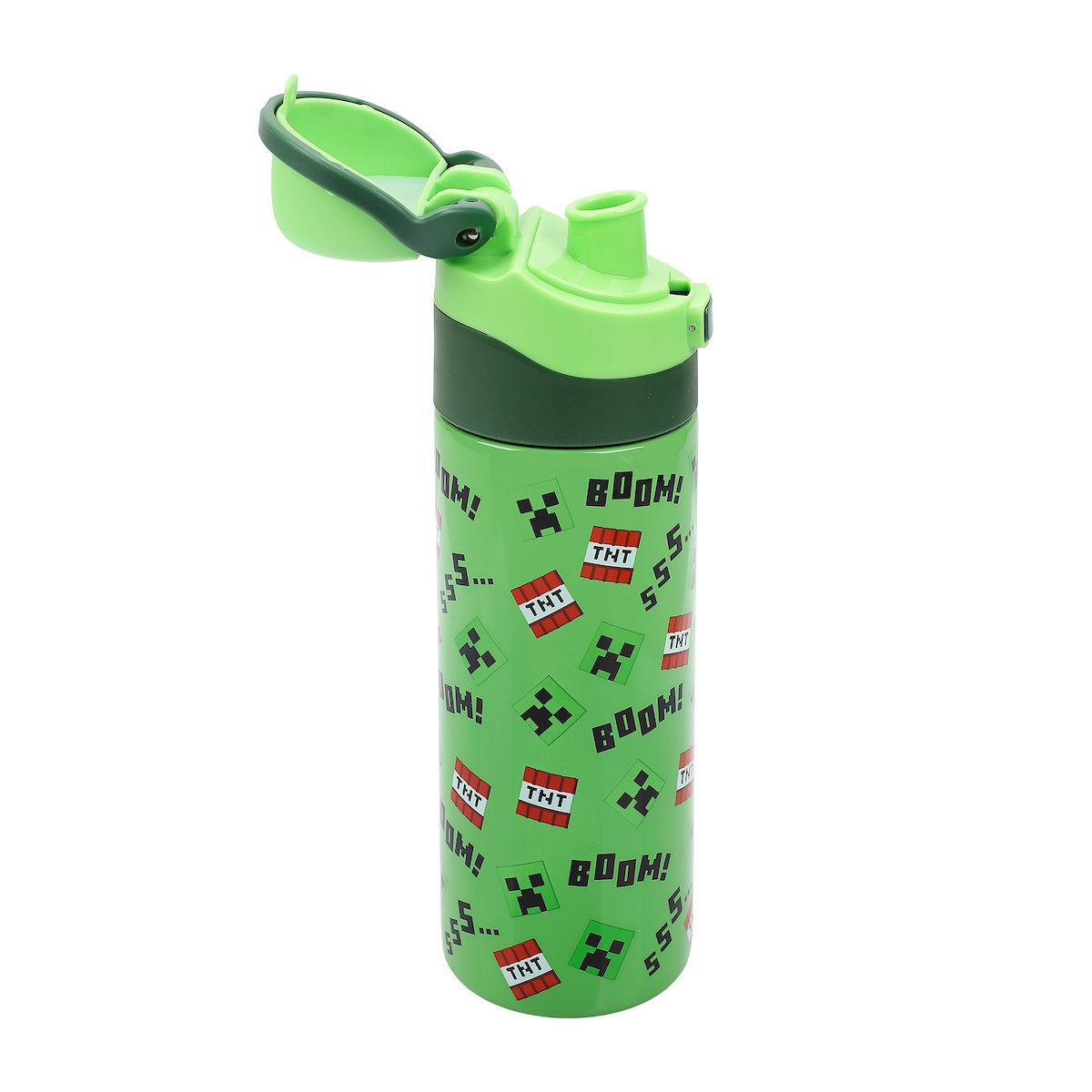 Minecraft Boom Green 24 Oz Stainless Steel Water Bottle