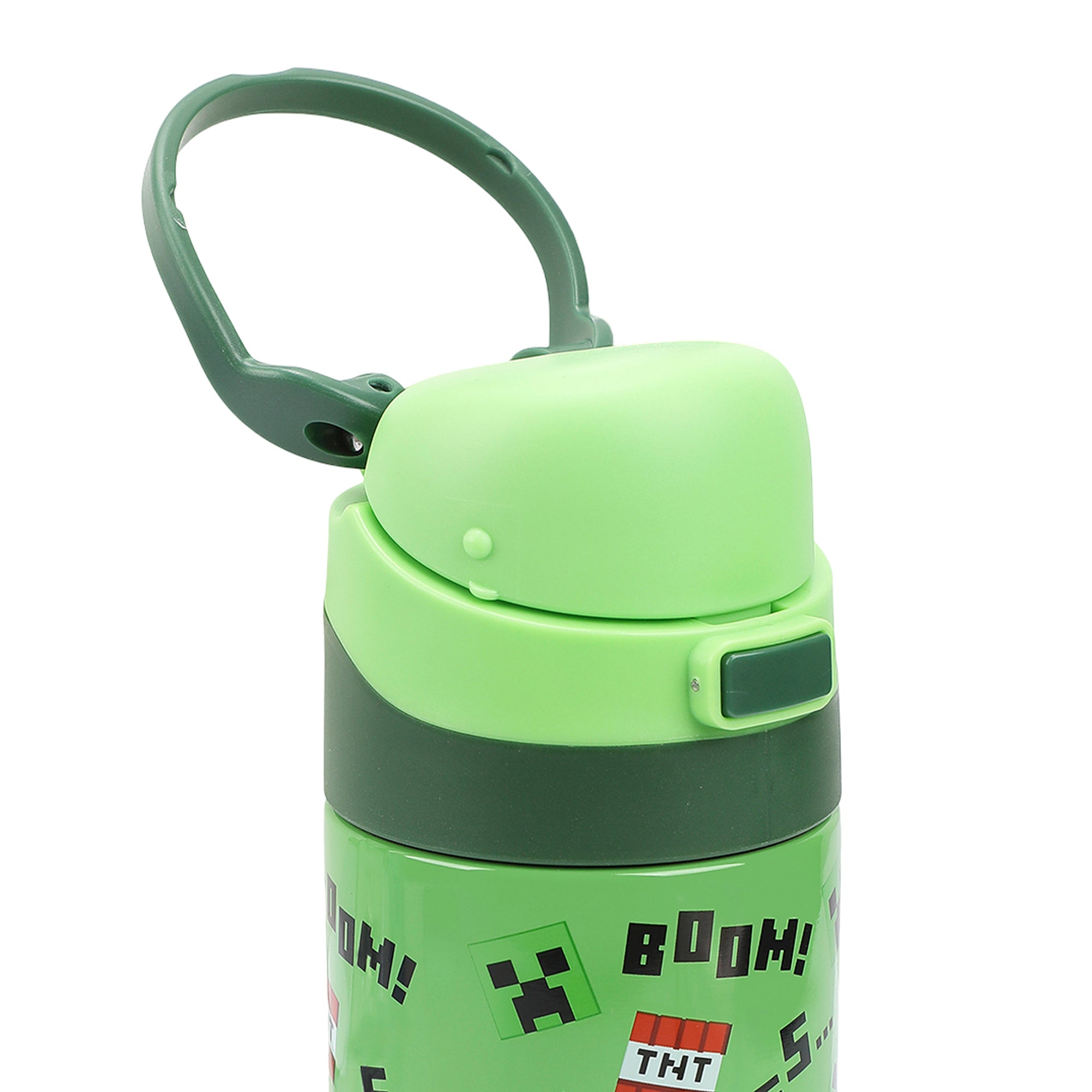 Minecraft Boom Green 24 Oz Stainless Steel Water Bottle