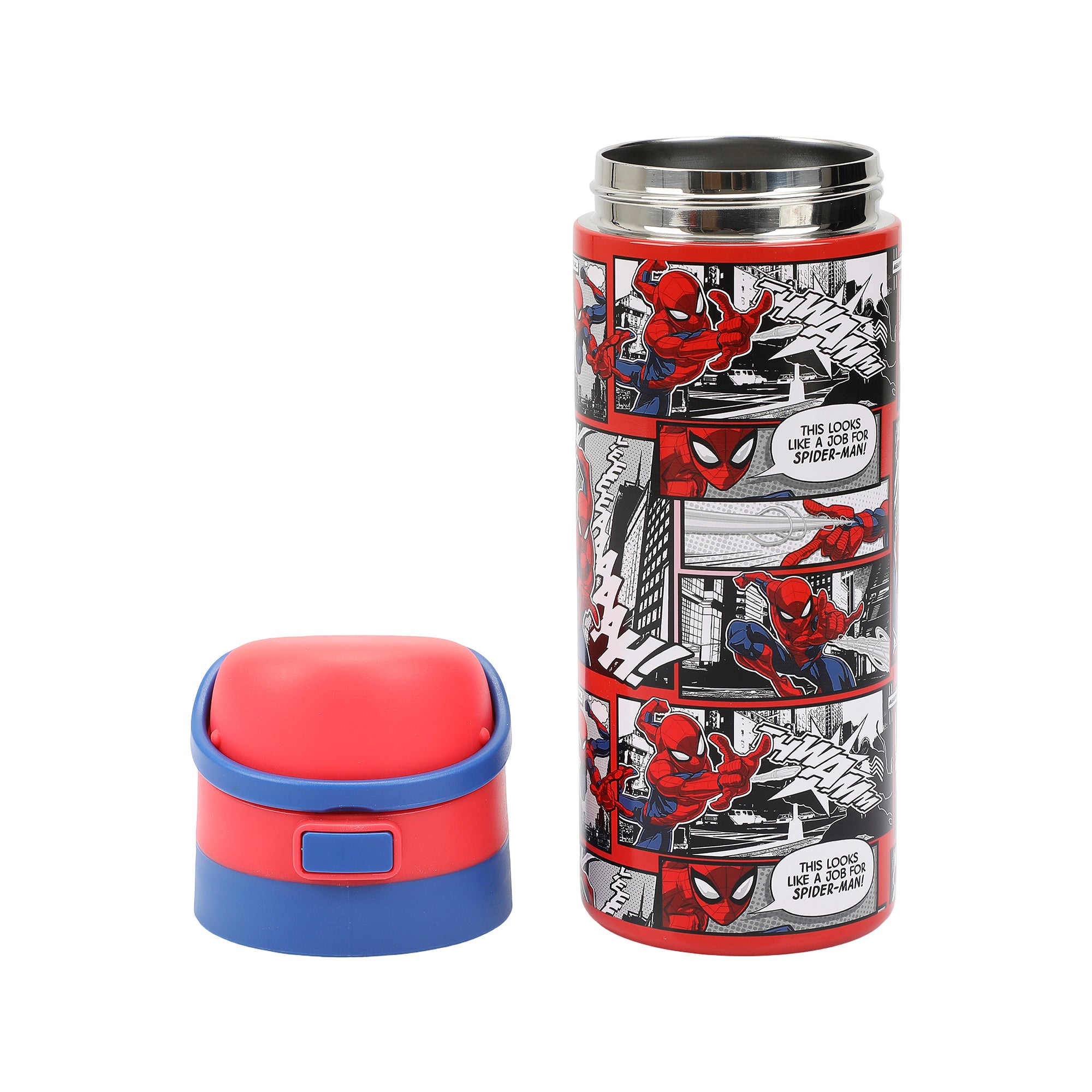 Spider-Man Comic Panels 24 Oz Stainless Steel Water Bottle