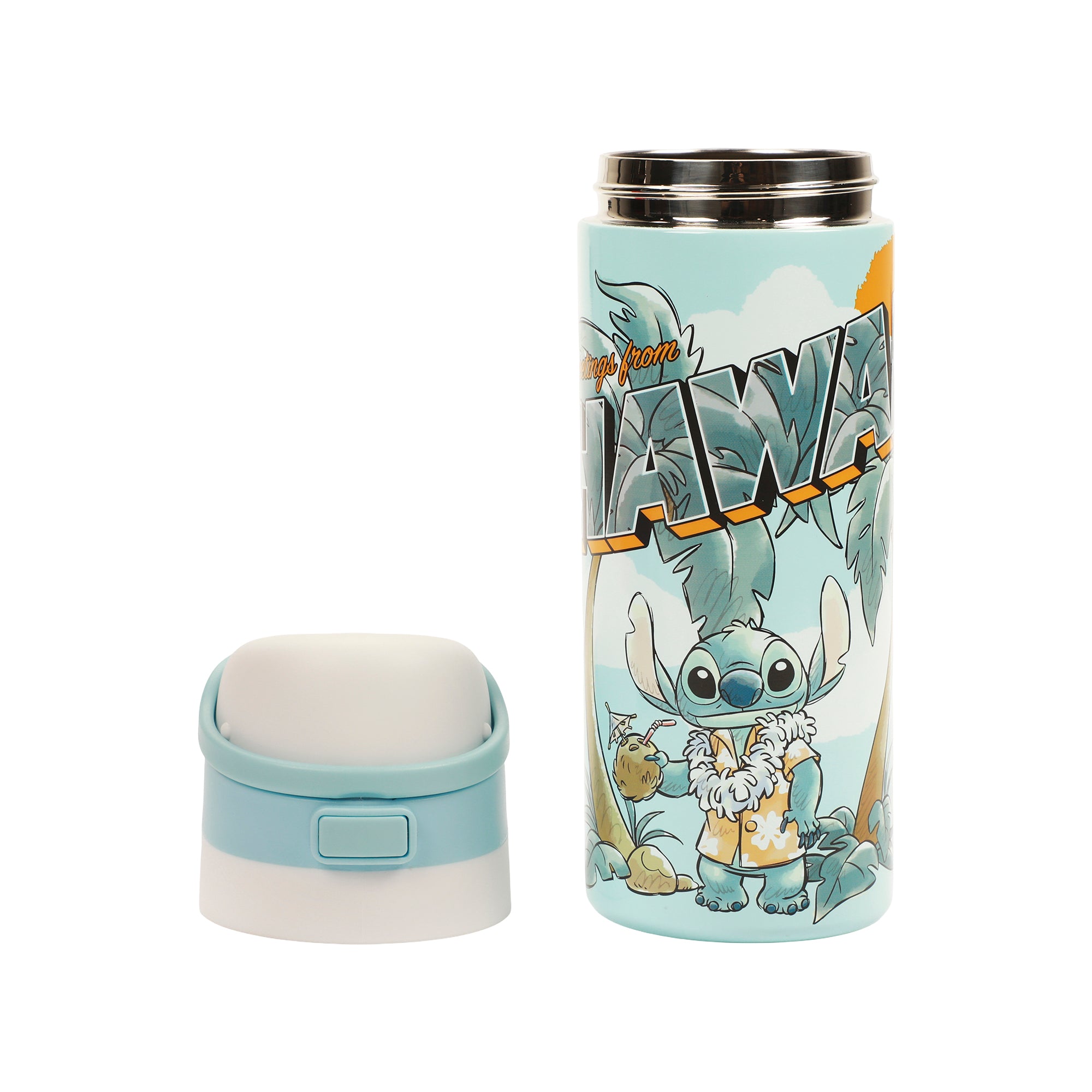 Lilo & Stitch Hawaii Stitch Blue 24 Oz Stainless Steel Tumbler