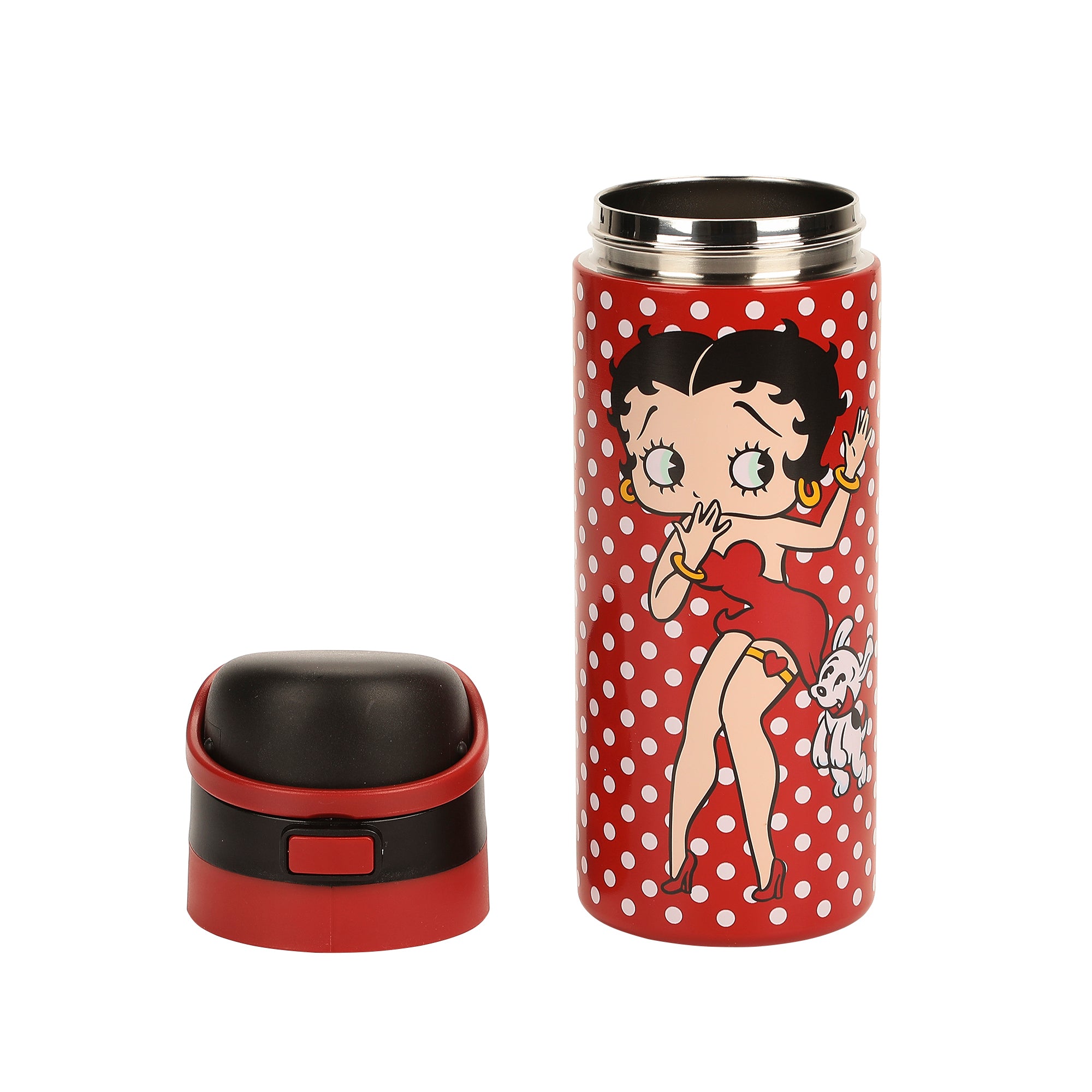 Betty Boop Polka Dots Red 24 Oz Stainless Steel Tumbler