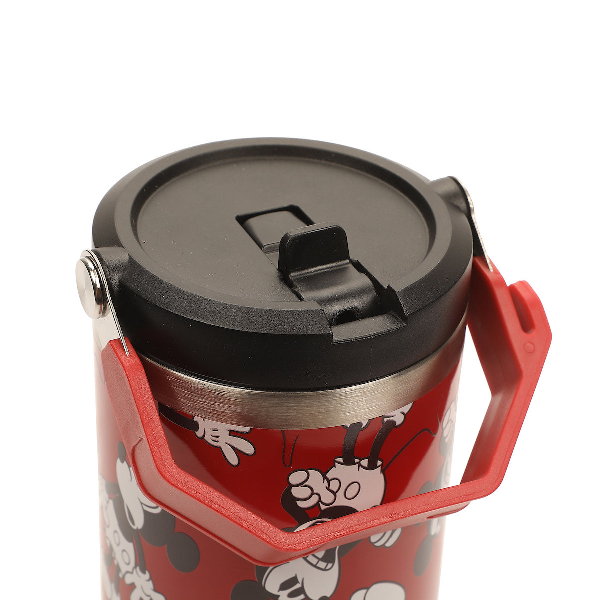 Disney Mickey Mouse All-Over Character Print Red 40 Oz Stainless Steel Water Bottle
