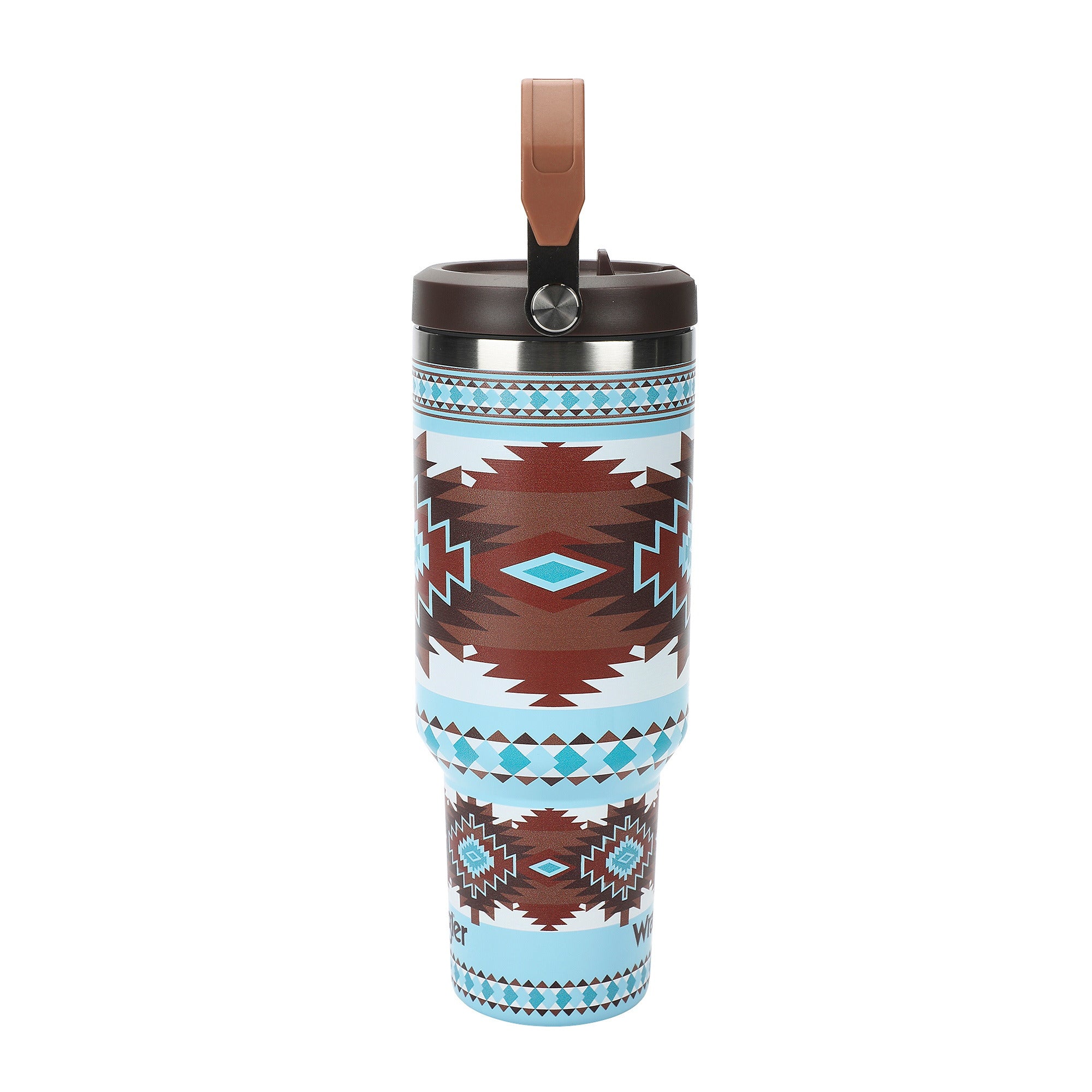 Wrangler Native Pattern 40 Oz Stainless Steel Water Bottle