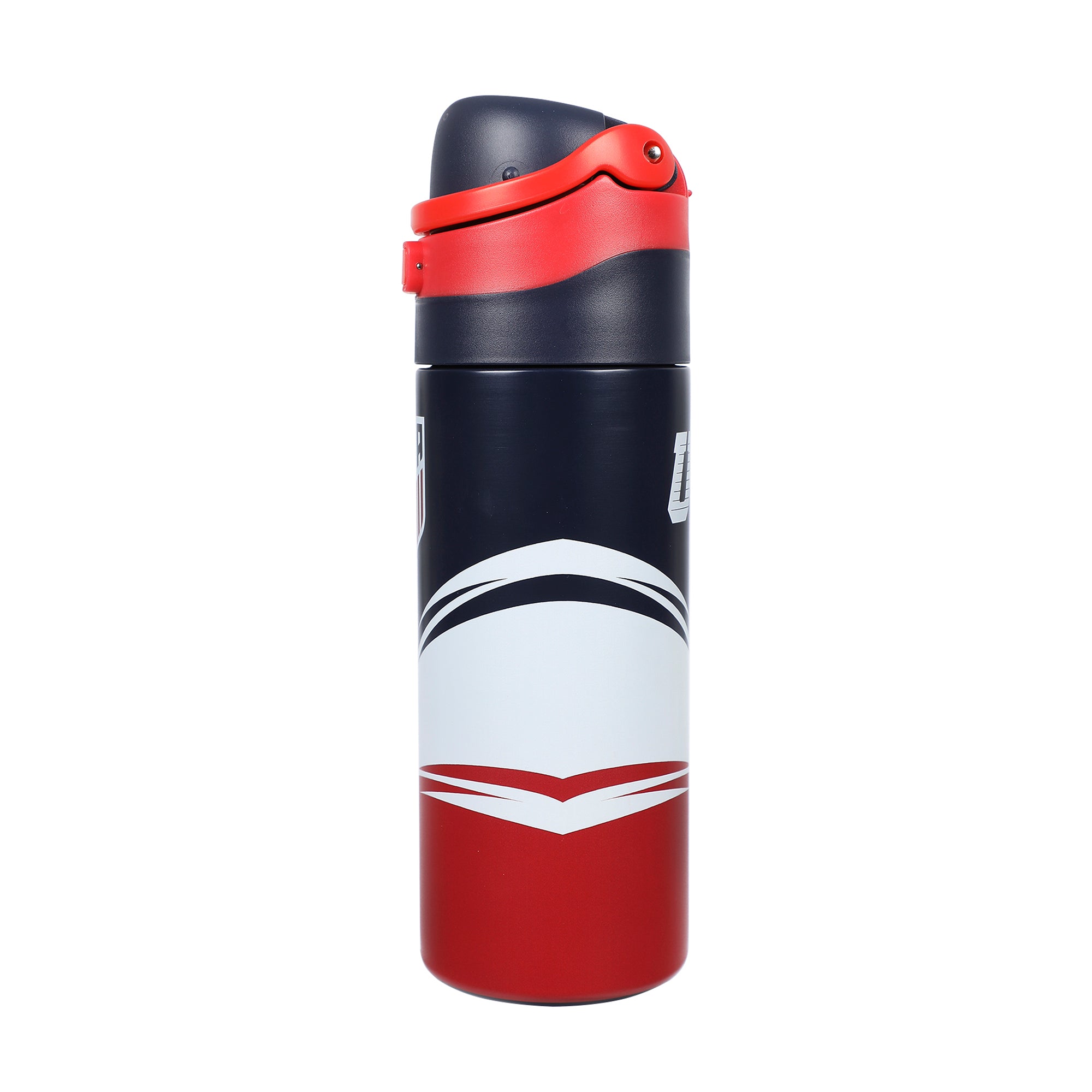US Soccer Logo Tribal Crest 24 Oz Blue Stainless Steel Water Bottle