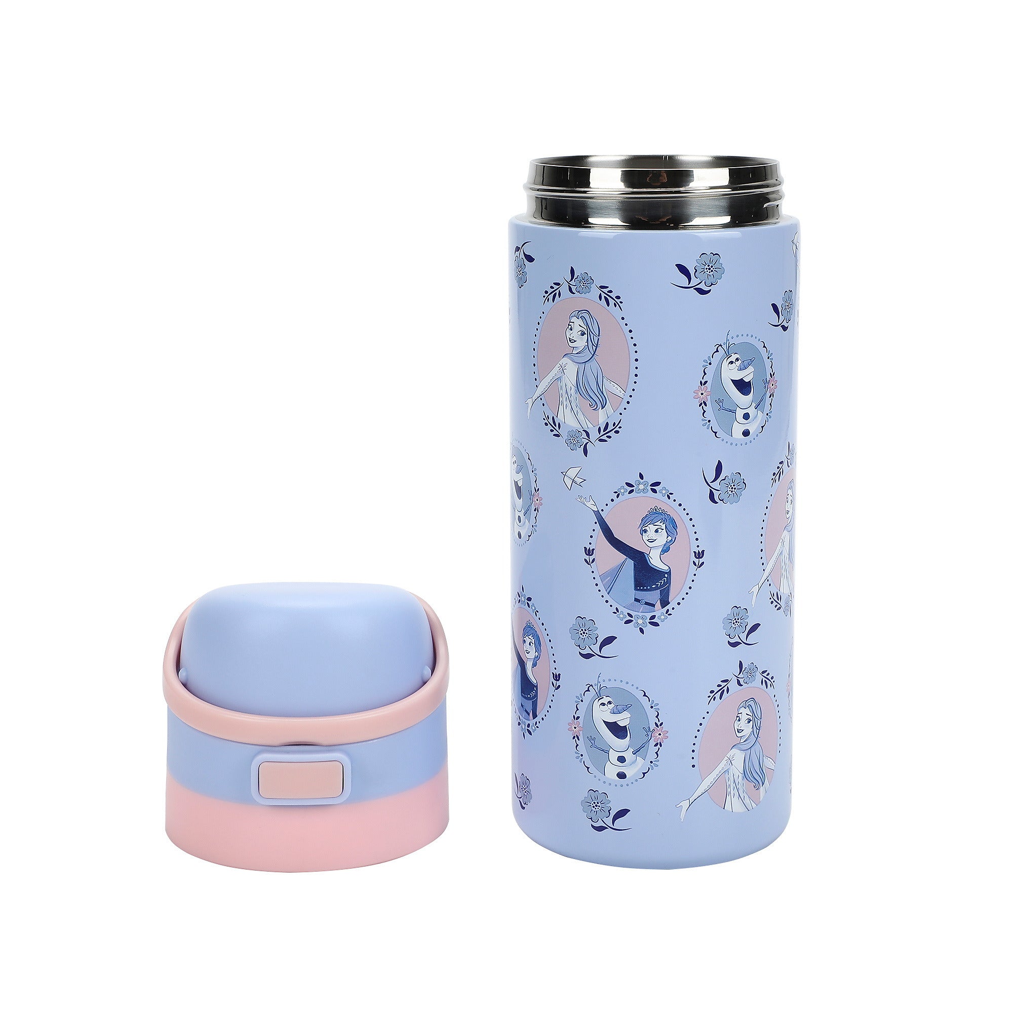 Frozen All-Over Character Print 24 Oz Stainless Steel Water Bottle