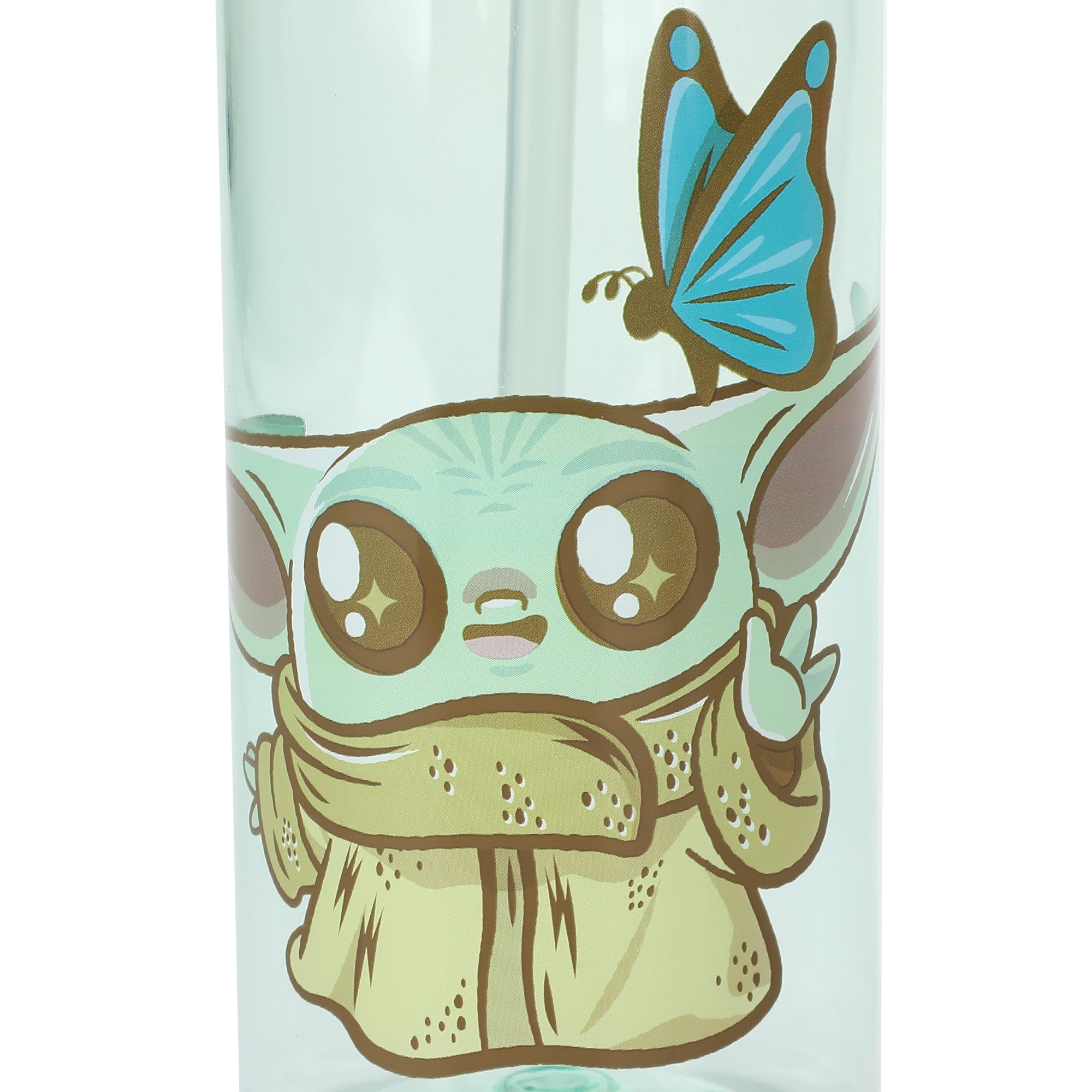 The Mandalorian Baby Grogu 24 oz Plastic Water Bottle On-the-Go Hydration
