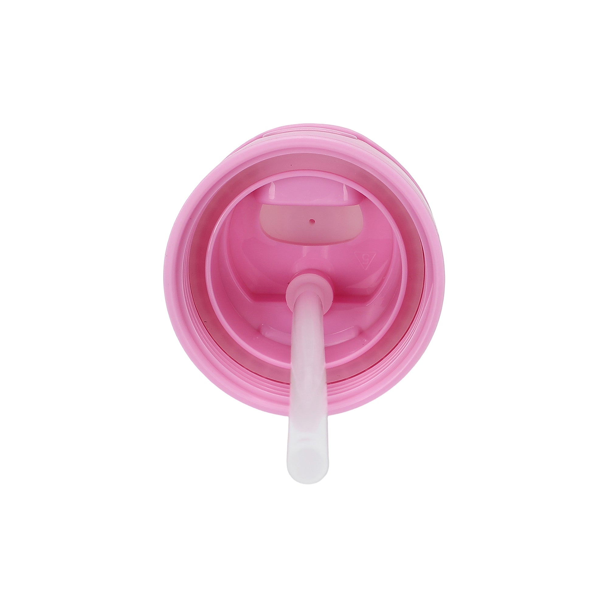 Hello Kitty Mushrooms & Milkshake Pink 24 Oz Plastic Water Bottle With Dual Spout Lid