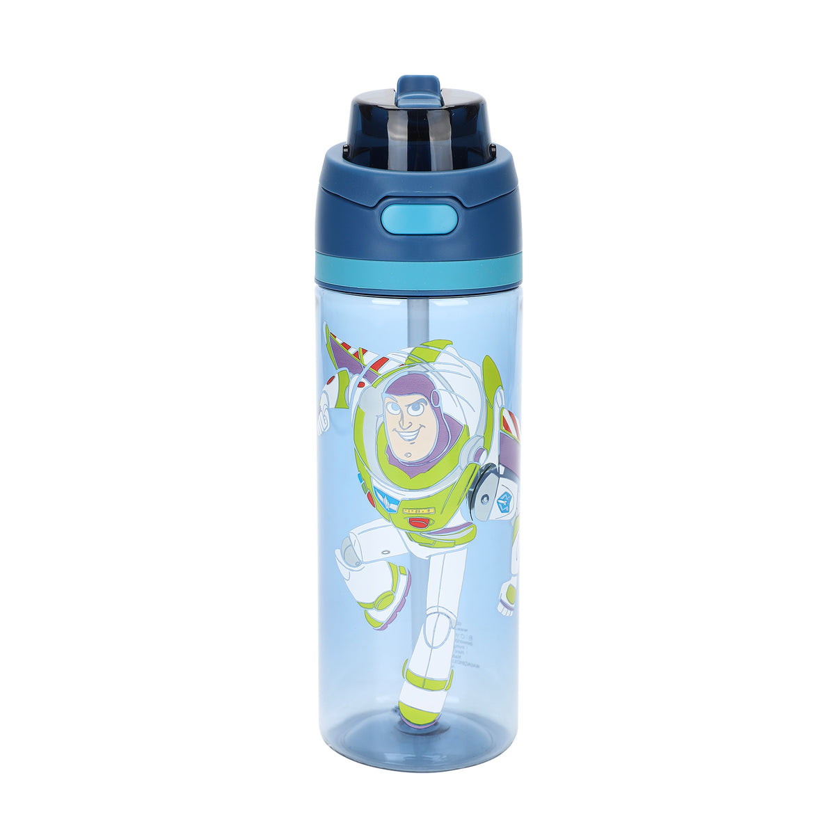 Toy Story Buzz Lightyear Plastic Water Bottle, Navy Blue, 24 oz