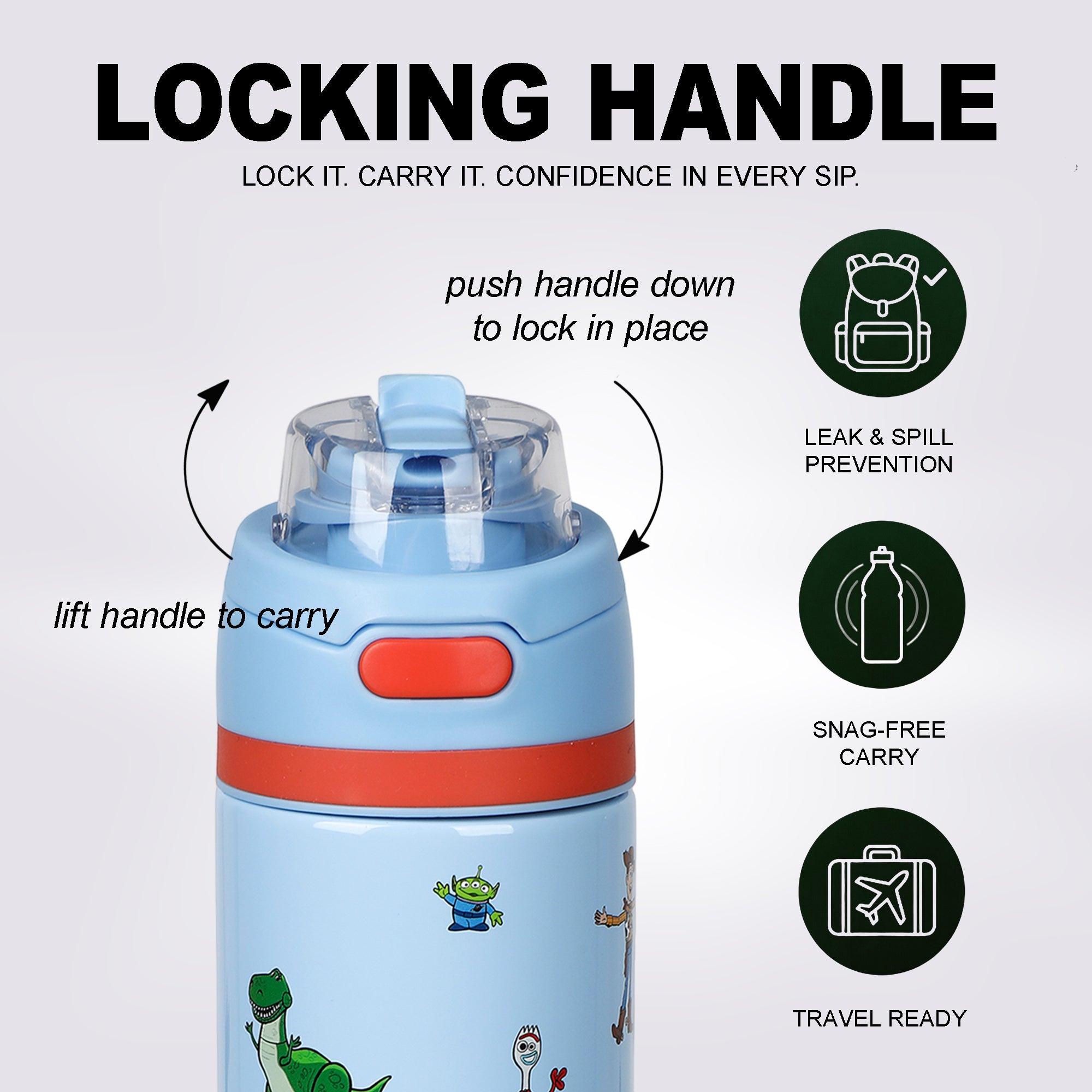Toy Story AOP 24 oz Stainless Steel Water Bottle