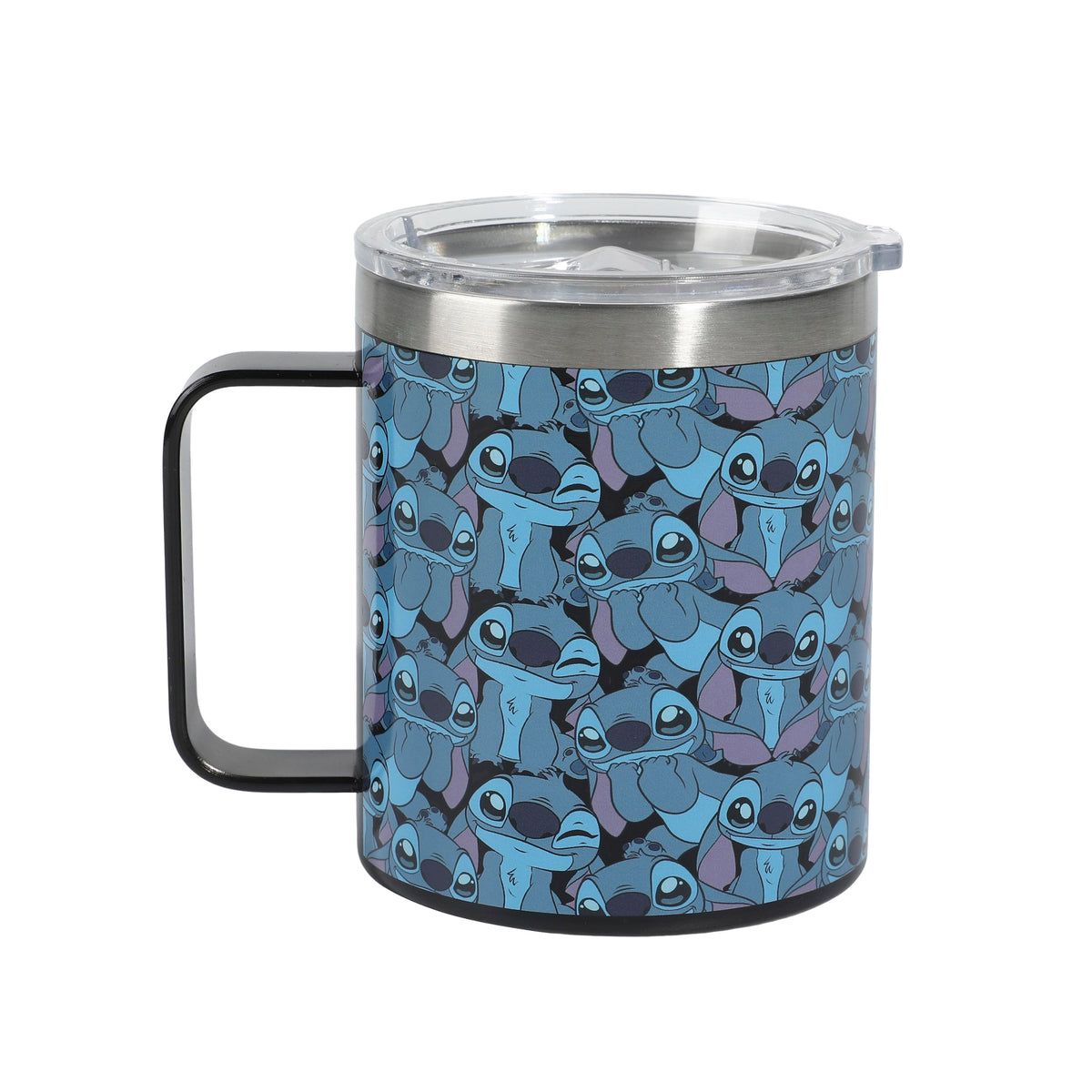 Lilo & Stitch AOP 14 oz Vacuum Sealed Blue Water Bottle