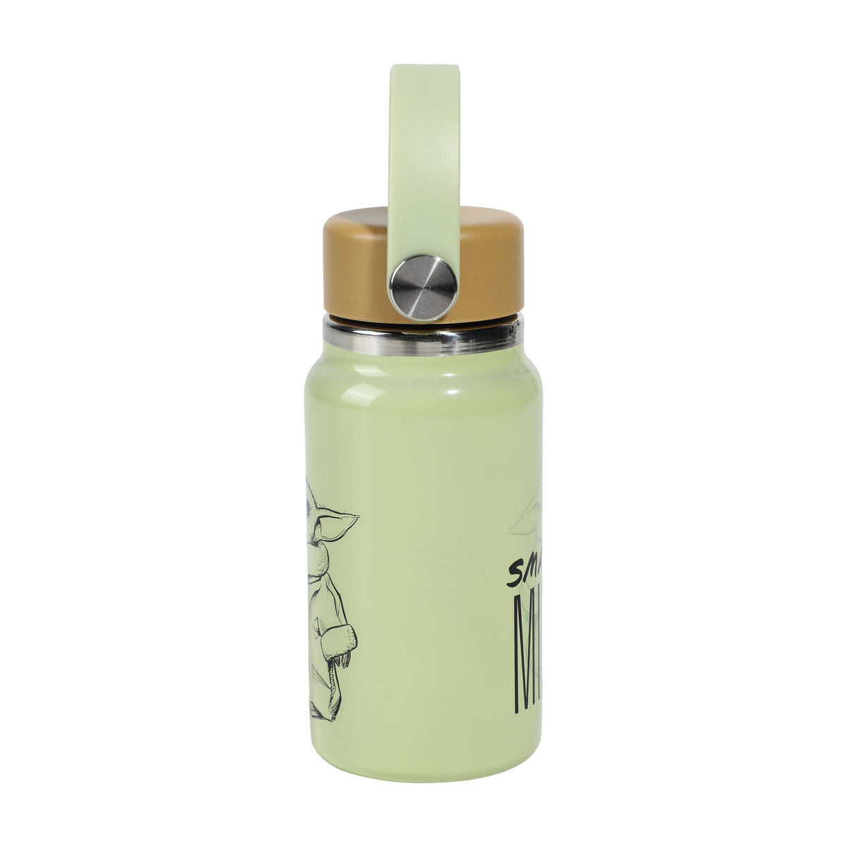 The Mandalorian Grogu Mini Water Bottle 6.7 oz Stainless Steel