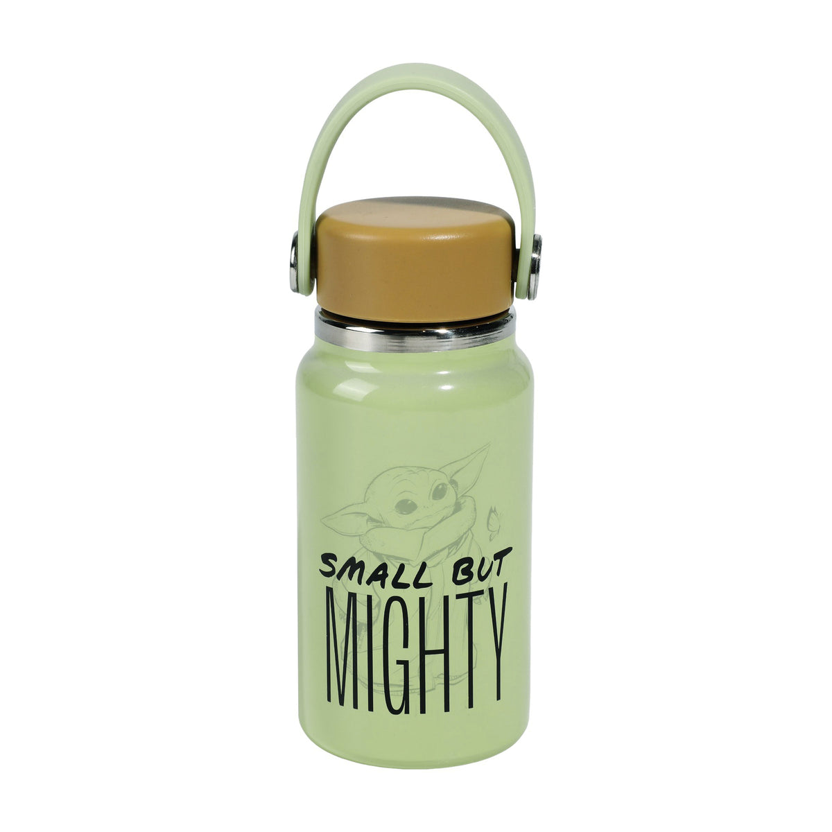 The Mandalorian Grogu Mini Water Bottle 6.7 oz Stainless Steel