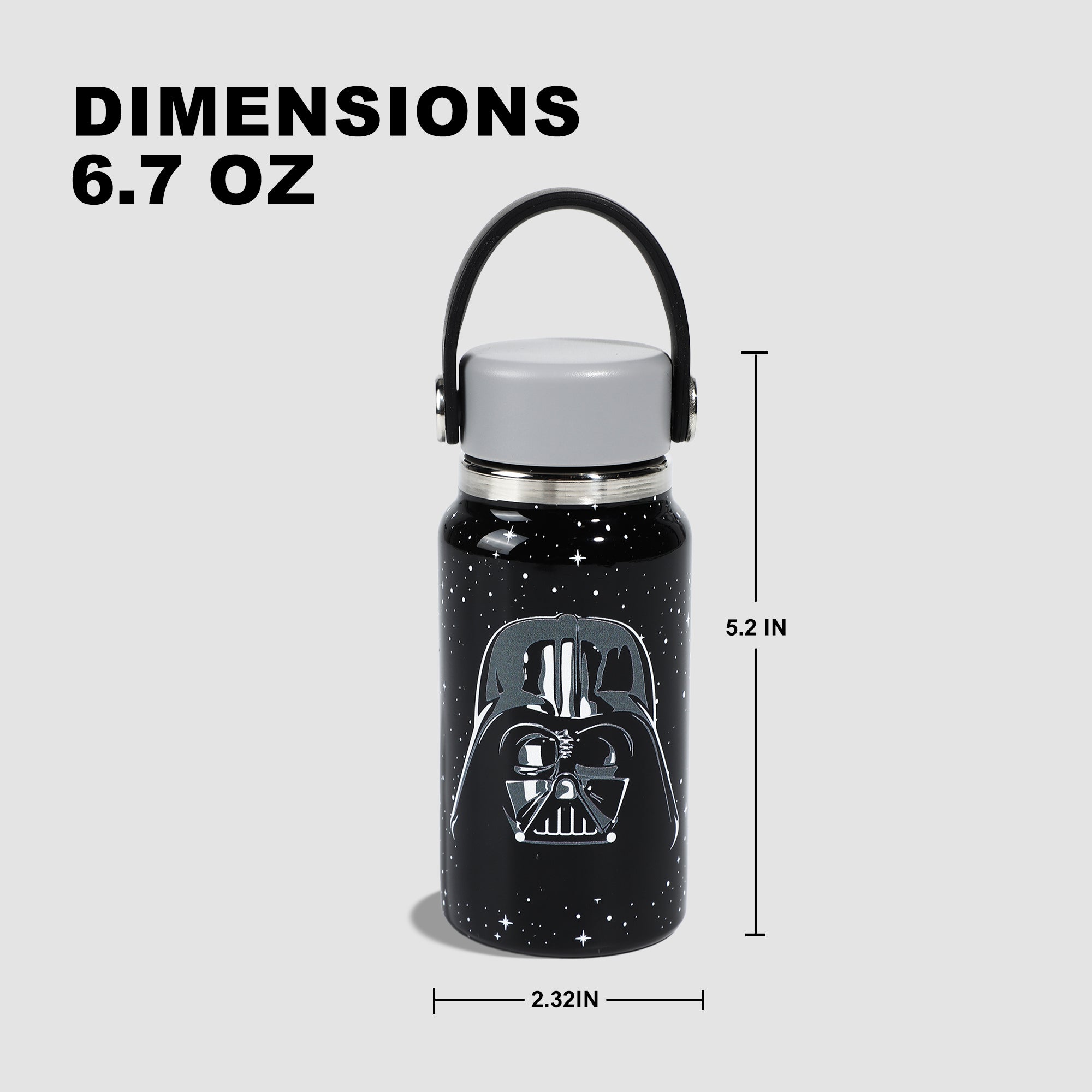Star Wars Darth Vader 7oz Mini Stainless Steel Water Bottle