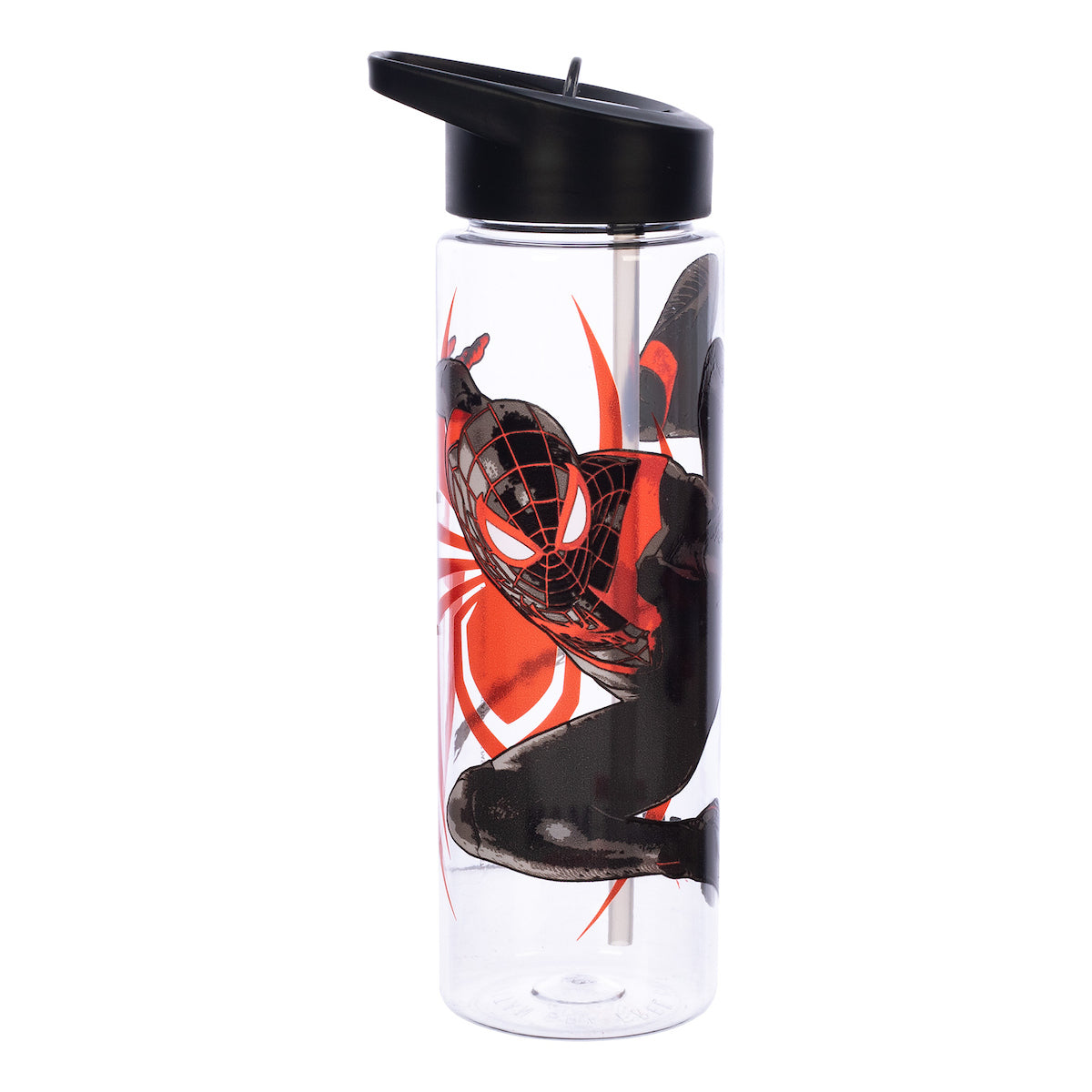 Marvel Miles Morales Game Verse Spiderman 24 Oz. Plastic Water Bottle