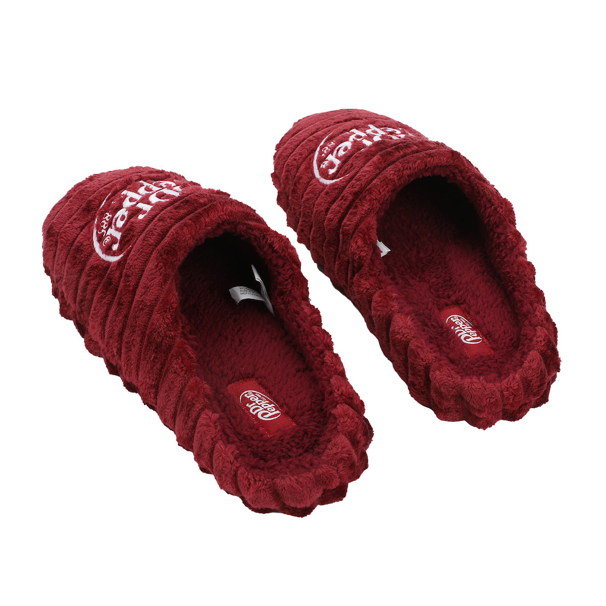 Dr Pepper Logo Adult Red Scuff Slippers