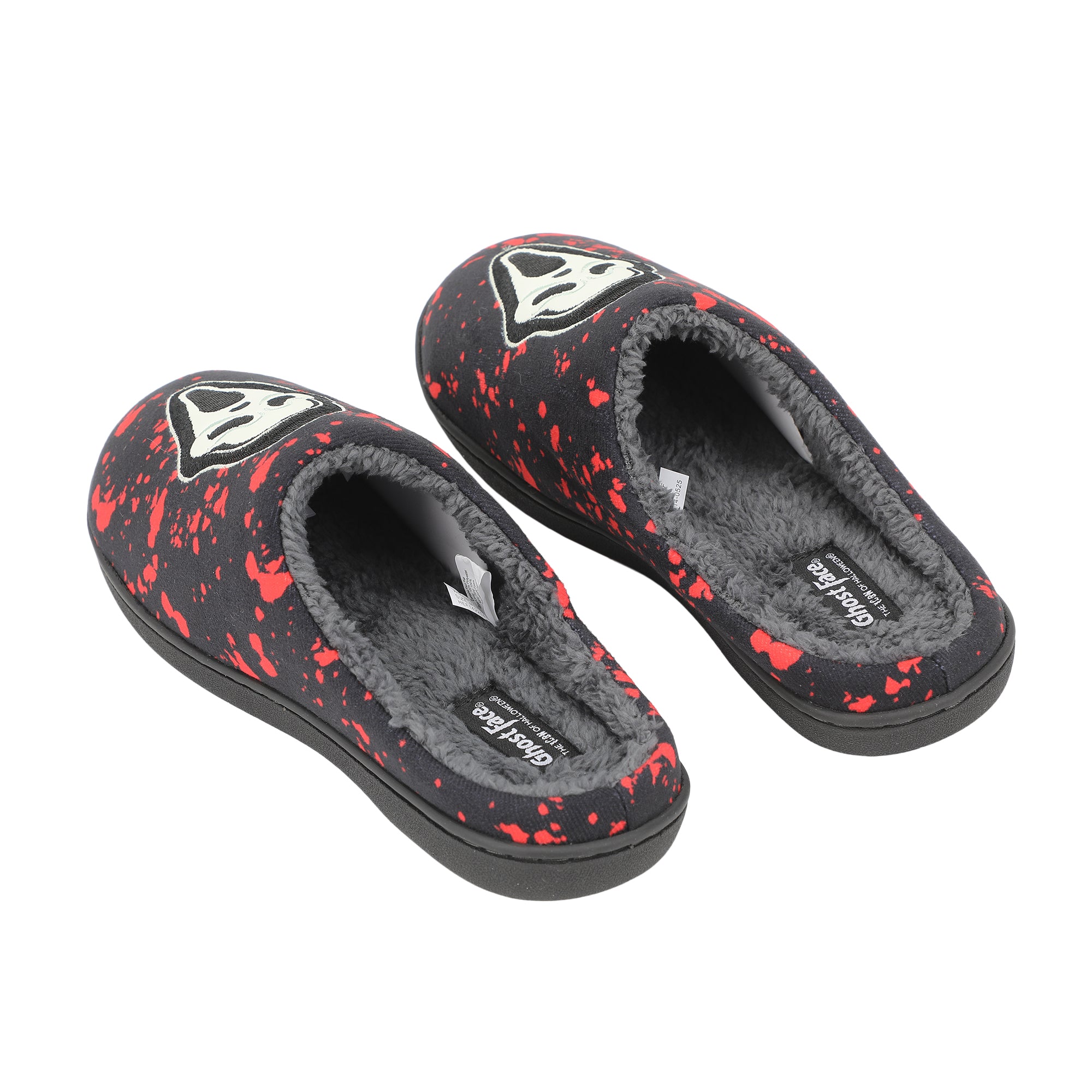 Ghostface Mask & Blood Splatter Adult Black Scuffs