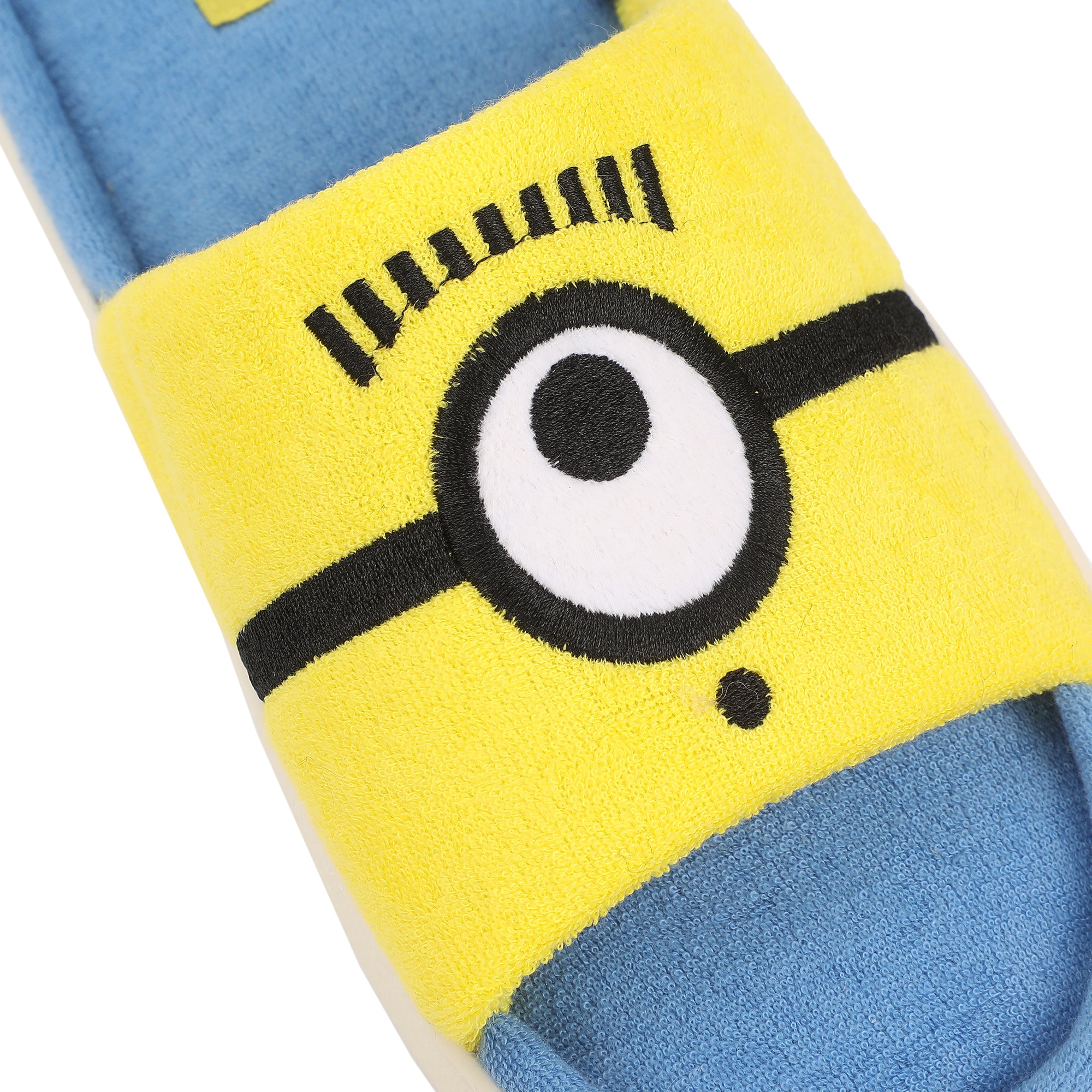 Minions Big Face Carl Men's Open Toe Slipper