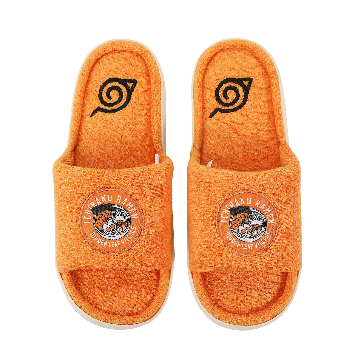 Naruto Ichiraku Ramen Patch Women's Orange Open Toed Slipper