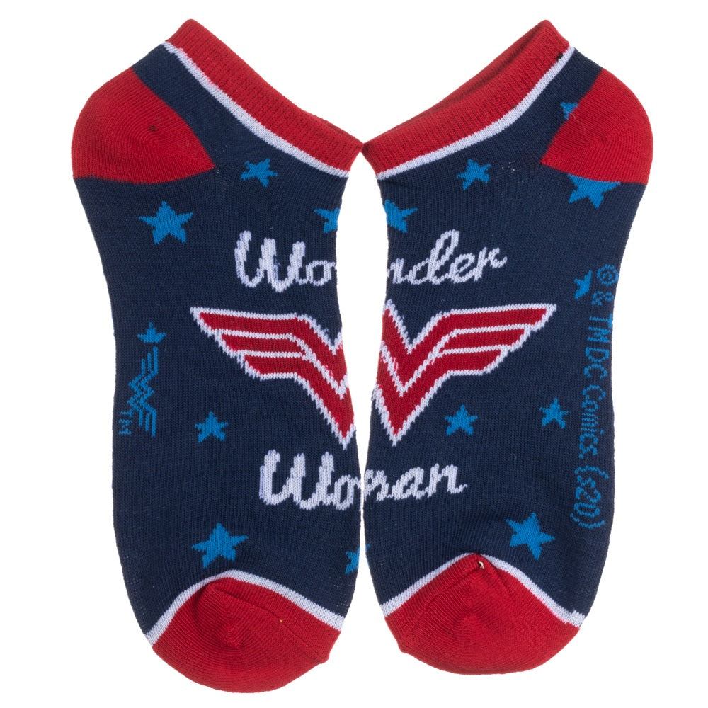 Wonder Woman Ankle Socks 5-Pack for Women