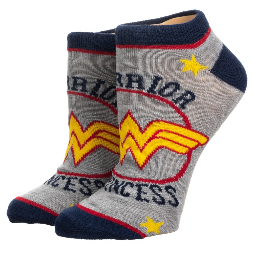 Wonder Woman Ankle Socks 5-Pack for Women