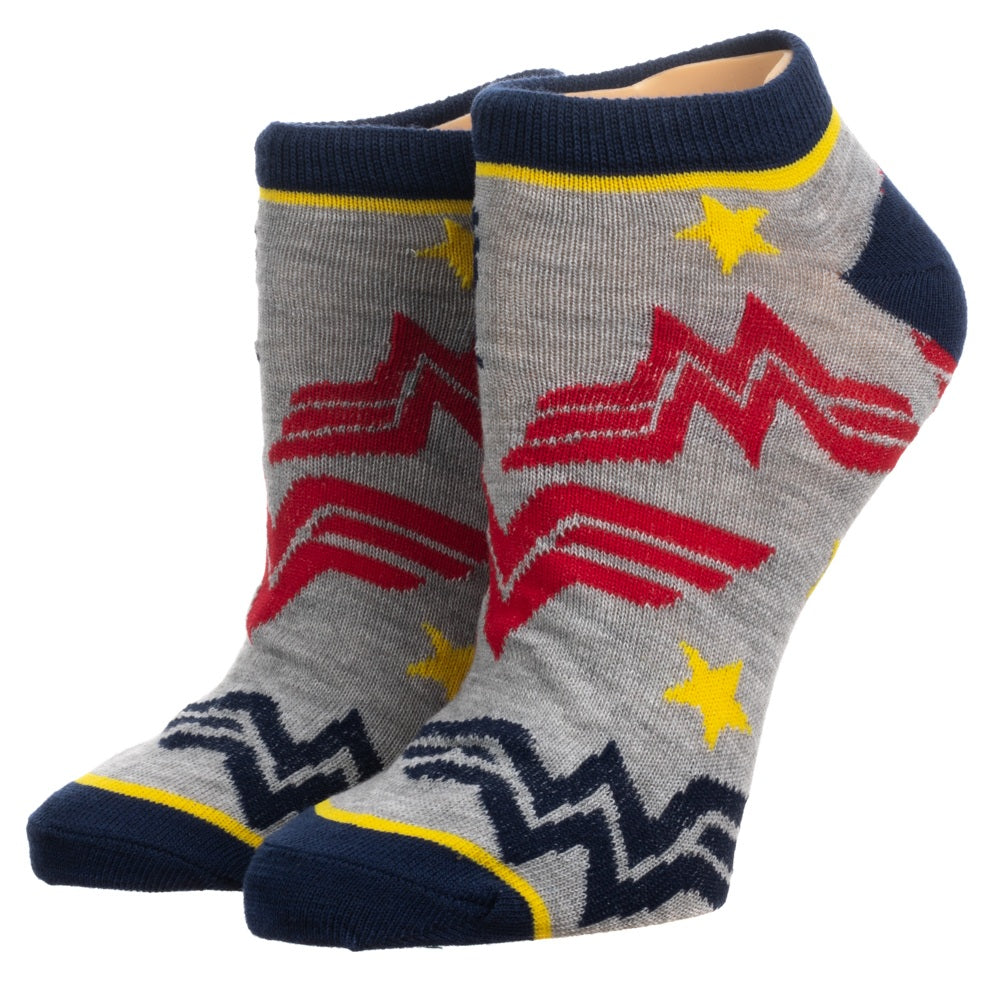 Wonder Woman Ankle Socks 5-Pack for Women