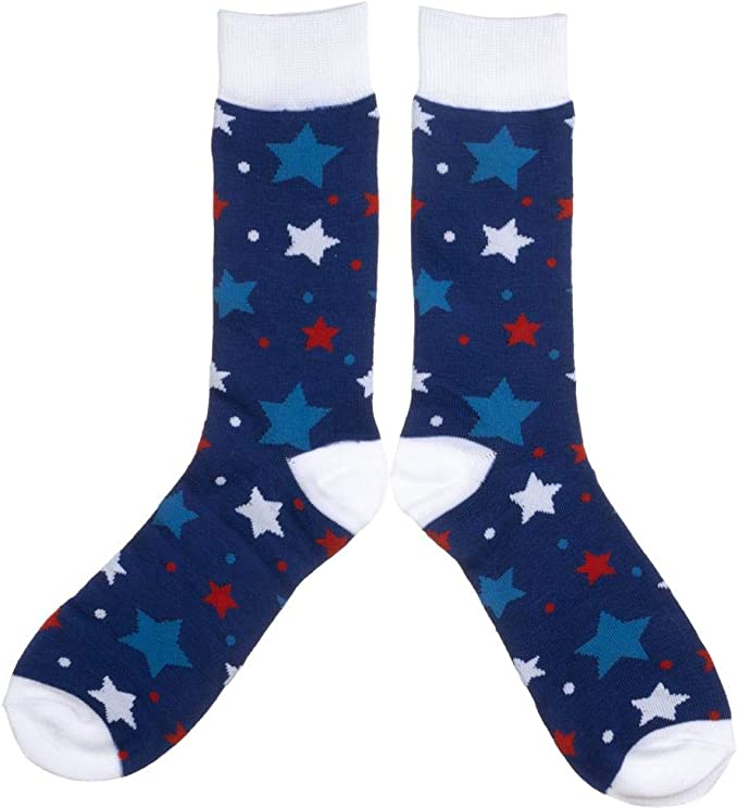 Americana Crew Socks (3-Pack Box Set)-OSFA