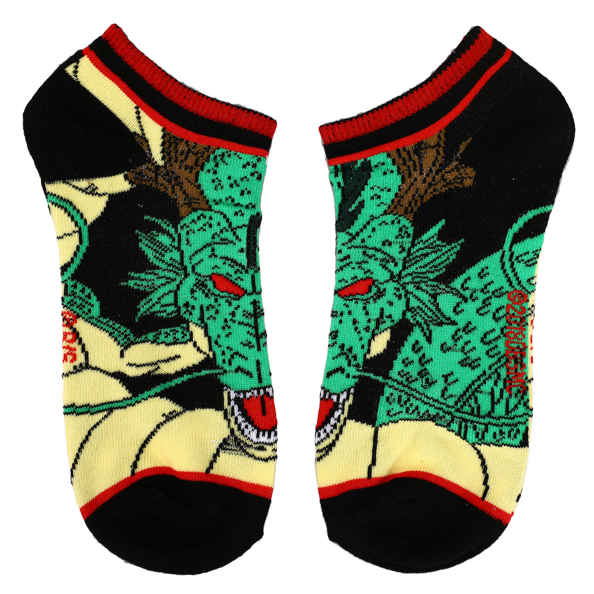 Dragon Ball Mixed Icon and Character Close Up 5-Pack Ankle Socks