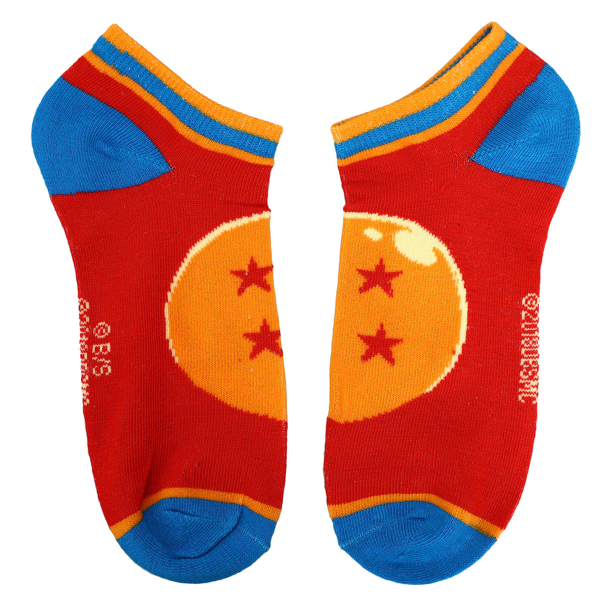 Dragon Ball Mixed Icon and Character Close Up 5-Pack Ankle Socks