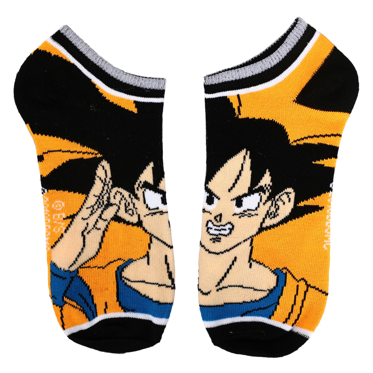 Dragon Ball Mixed Icon and Character Close Up 5-Pack Ankle Socks