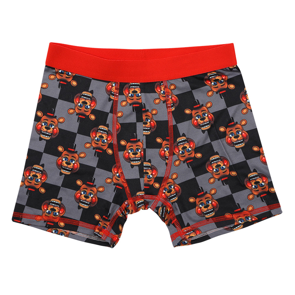 Five Nights at Freddy's  Horror Video Game Youth Boys Underwear 5pk Boys Boxer Briefs Set