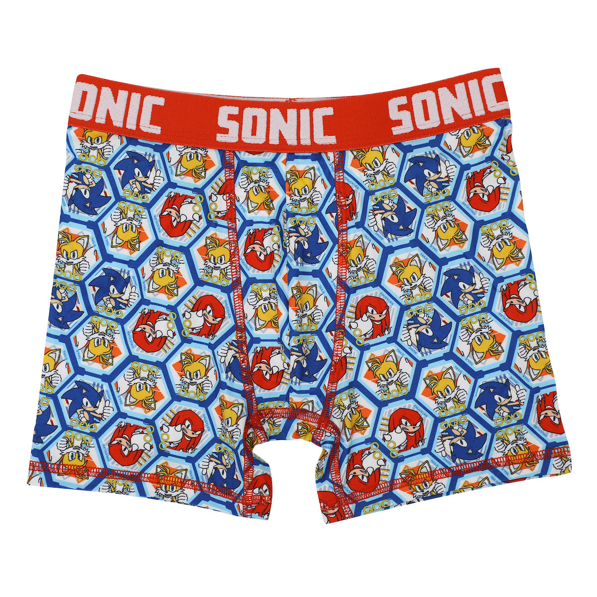 Youth Boys Sonic the Hedgehog Boxer Brief Underwear 5-Pack - Speedy Comfort for Gamers