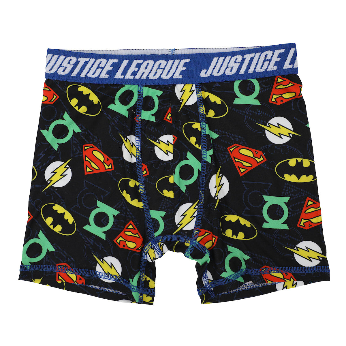 Youth Boys Justice League Boxer Brief Underwear 5-Pack - Superhero Comfort for Kids