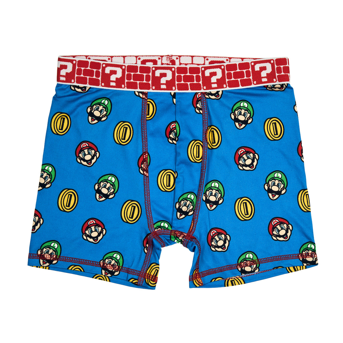 Super Mario Brothers 5-Pack of Boys' Character Boxer Briefs