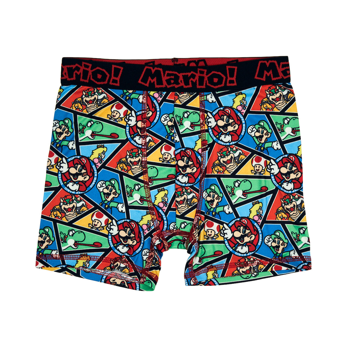 Super Mario Brothers 5-Pack of Boys' Character Boxer Briefs