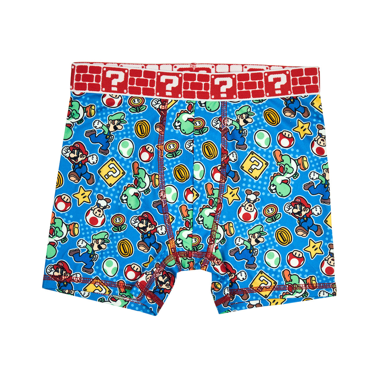 Super Mario Brothers 5-Pack of Boys' Character Boxer Briefs