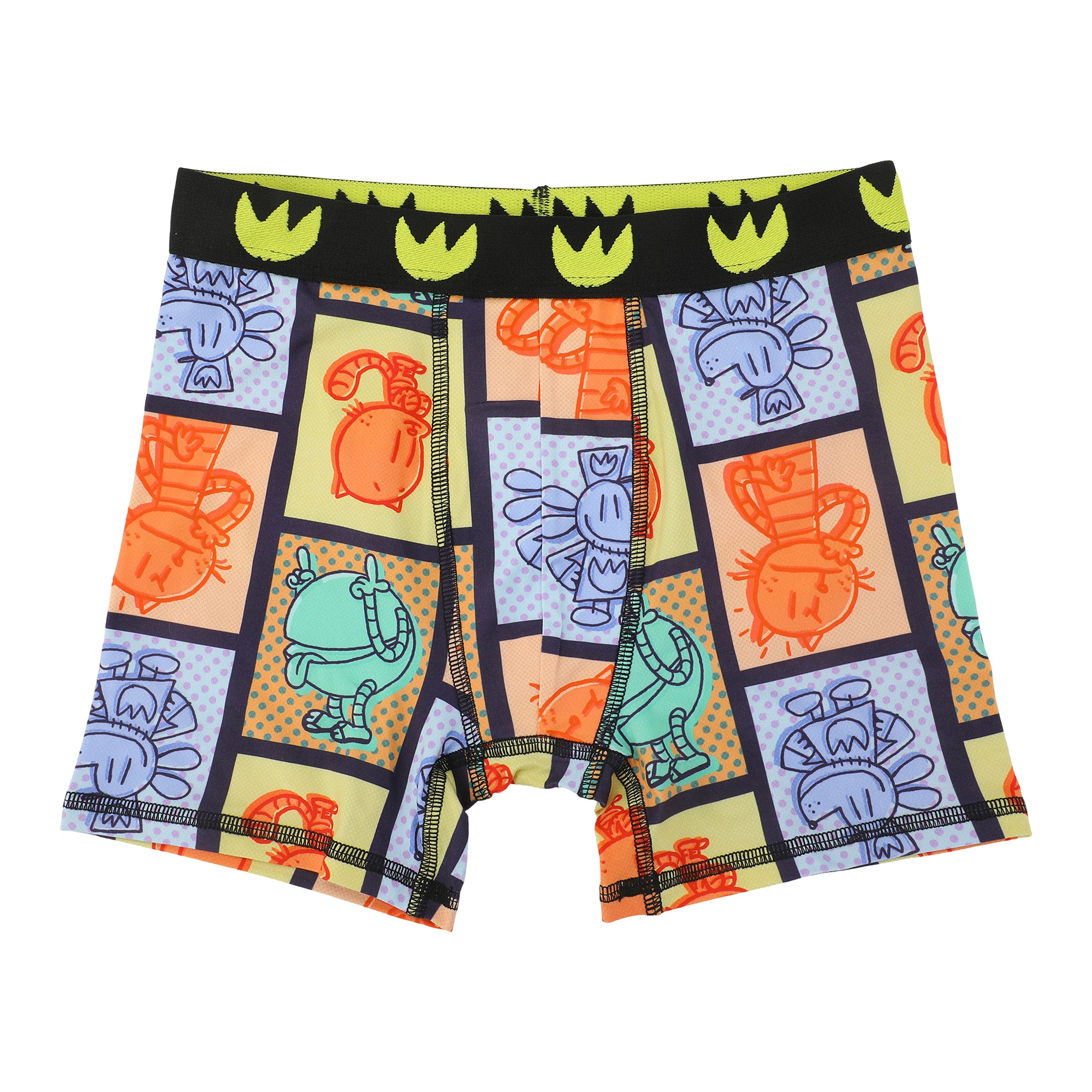 Dog Man Fun All-Over Print Boys Boxer Briefs (5 Pack)