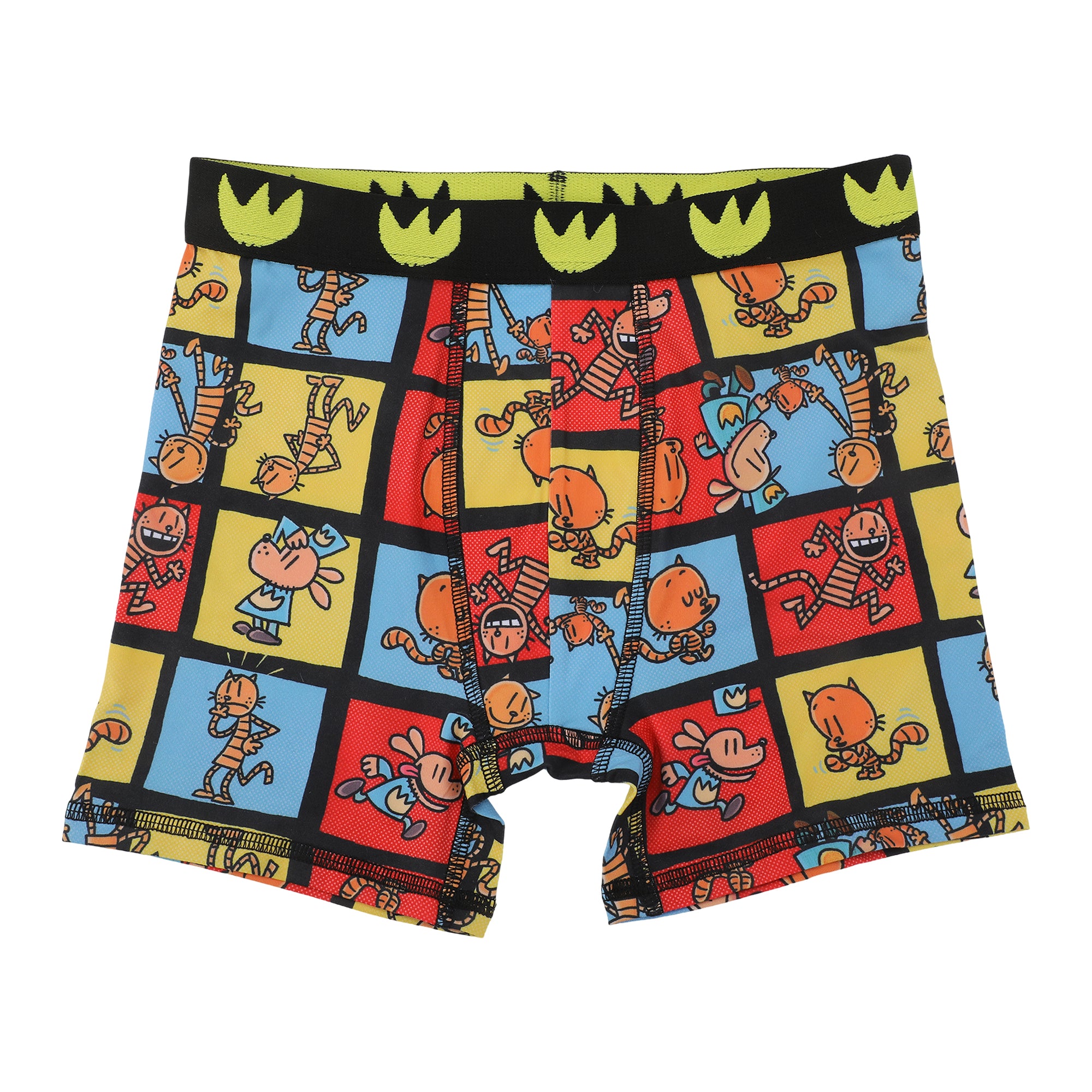 Dog Man Fun All-Over Print Boys Boxer Briefs (5 Pack)