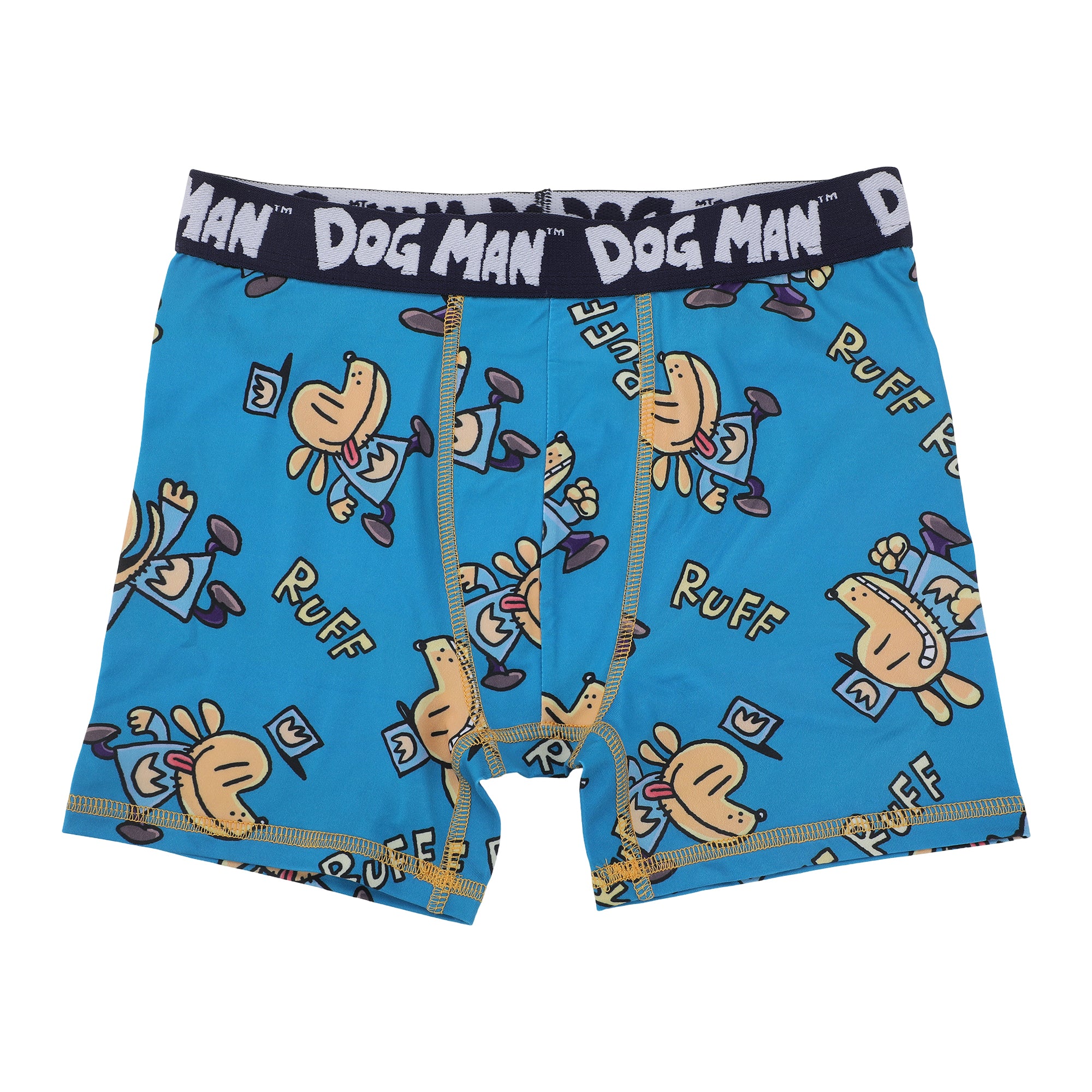 Dog Man Fun All-Over Print Boys Boxer Briefs (5 Pack)