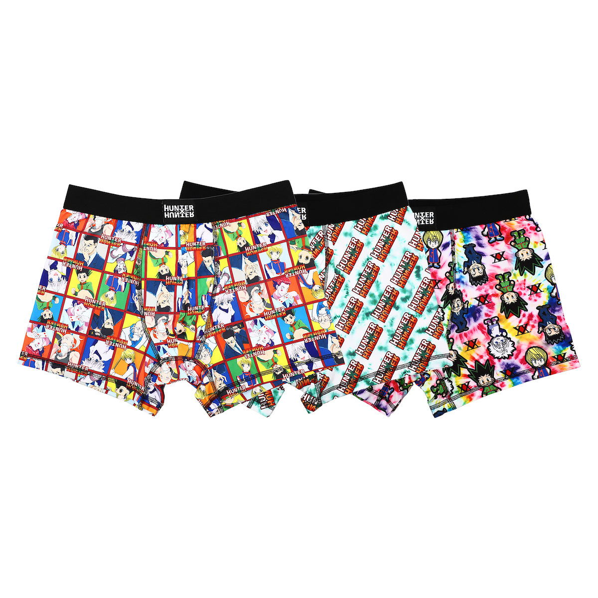 Hunter X Hunter Character Print Multipack Men's Boxer Briefs Underwear