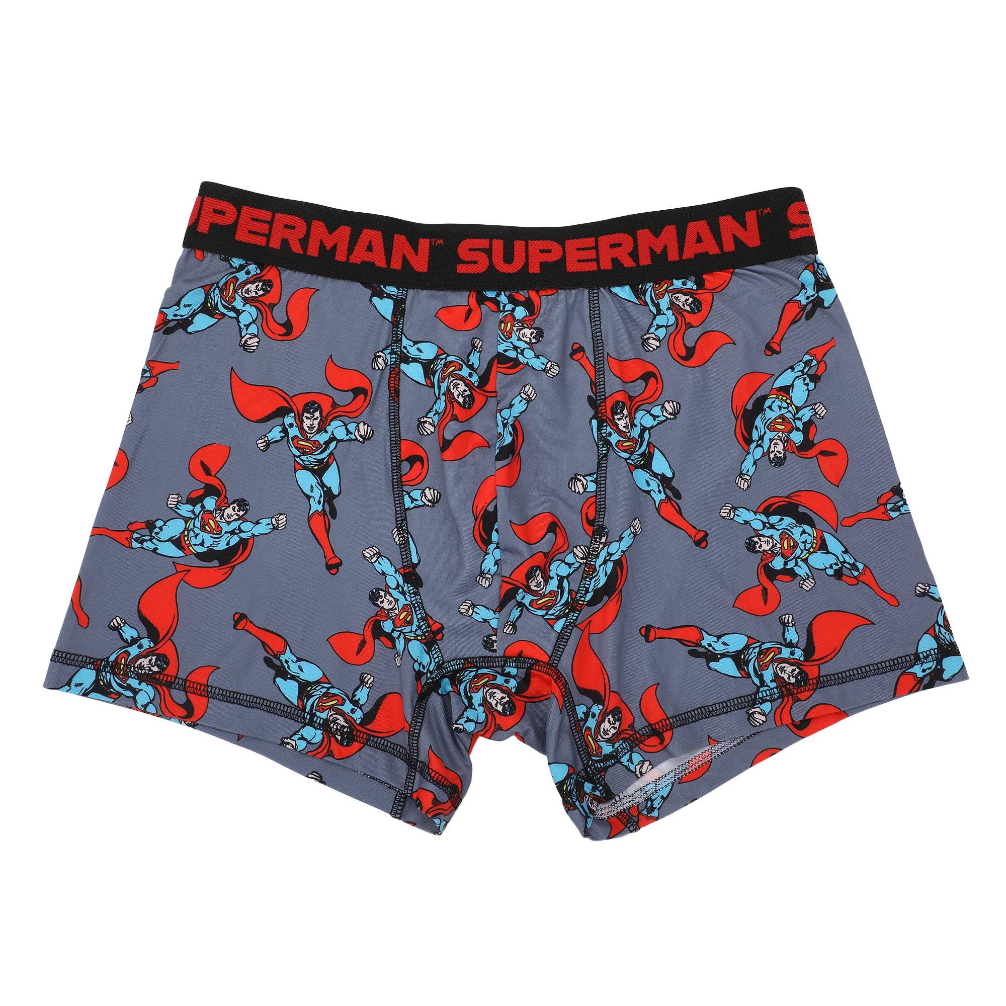 Superman Logo & Character Art Men's 3-Pack Boxer Briefs