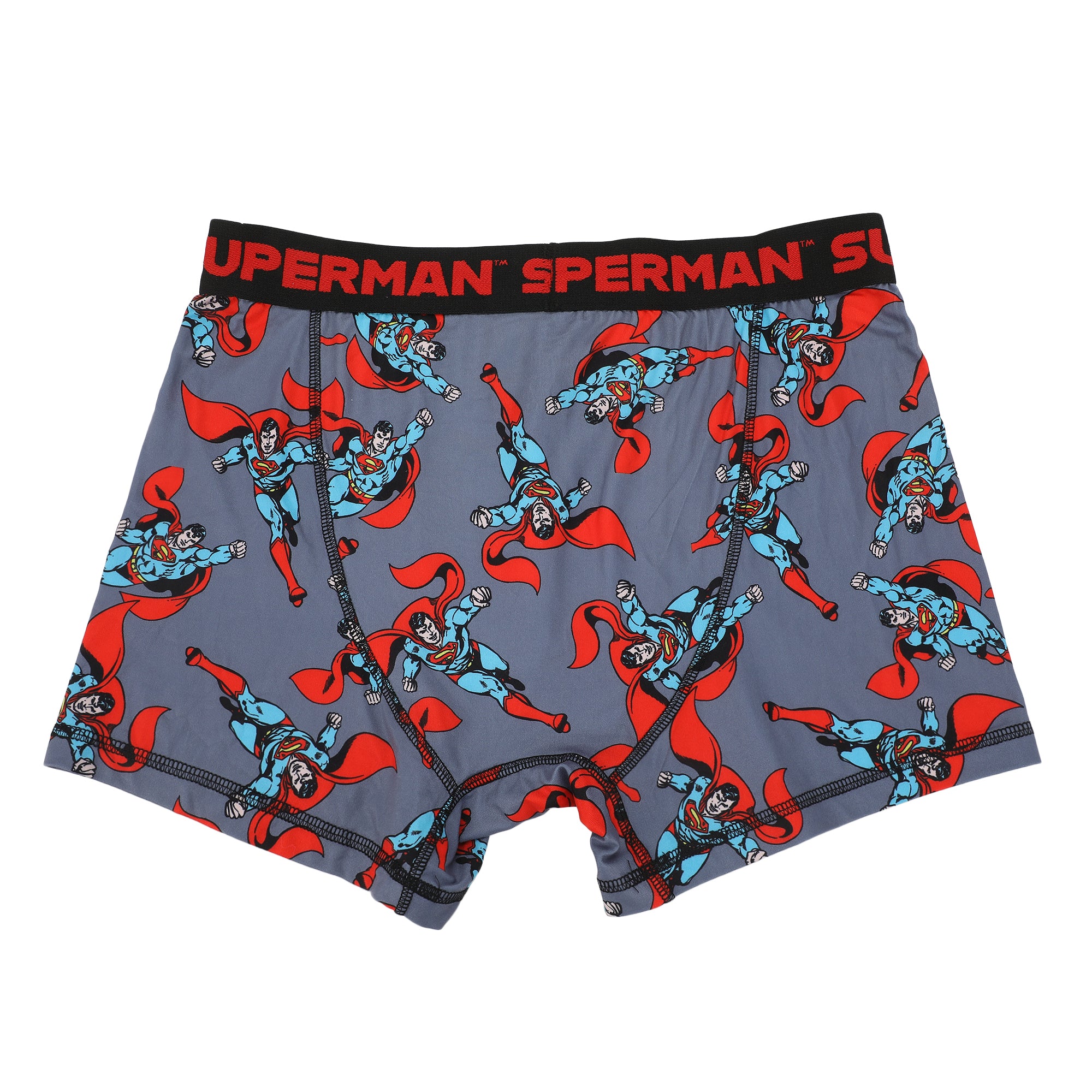 Superman Logo & Character Art Men's 3-Pack Boxer Briefs