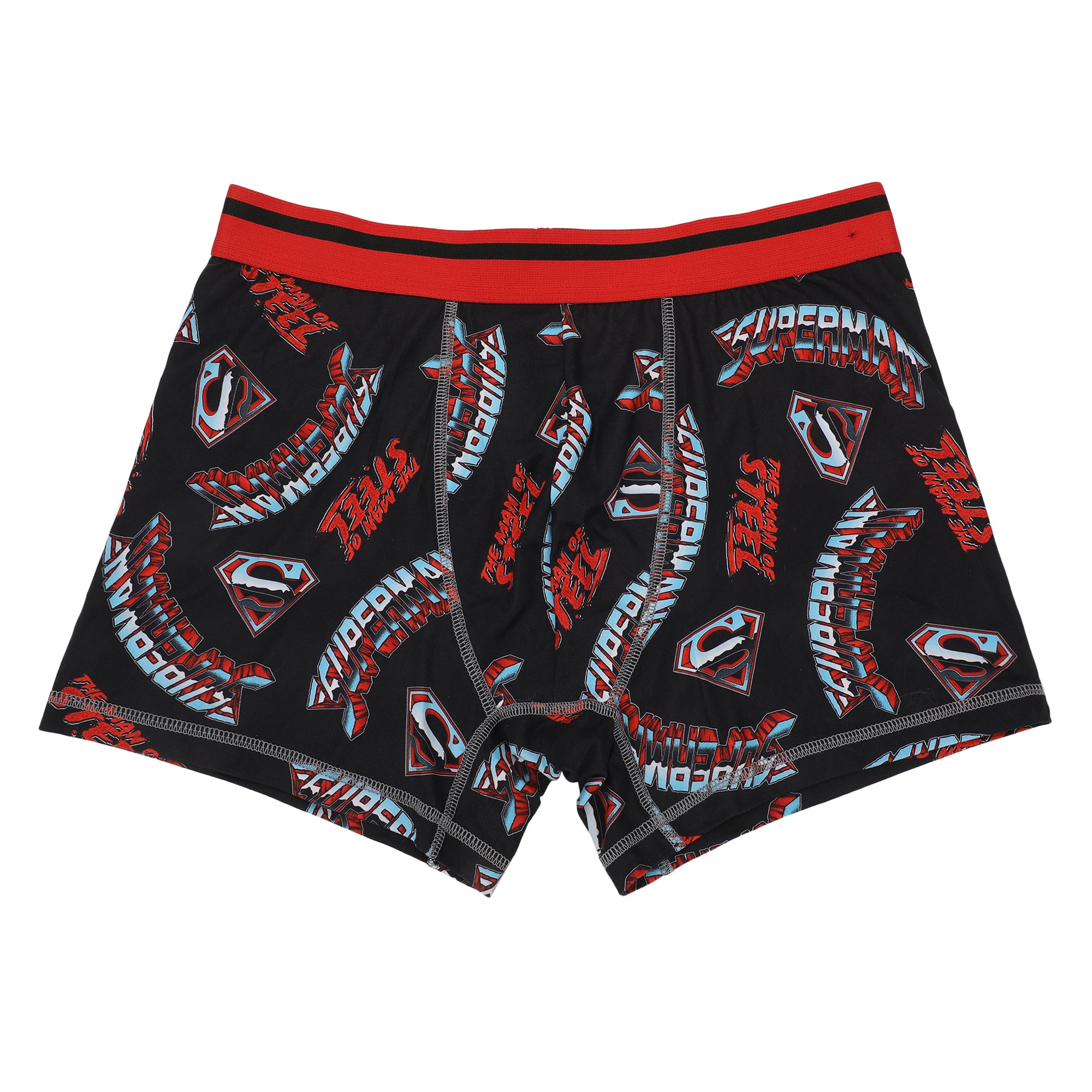 Superman Logo & Character Art Men's 3-Pack Boxer Briefs