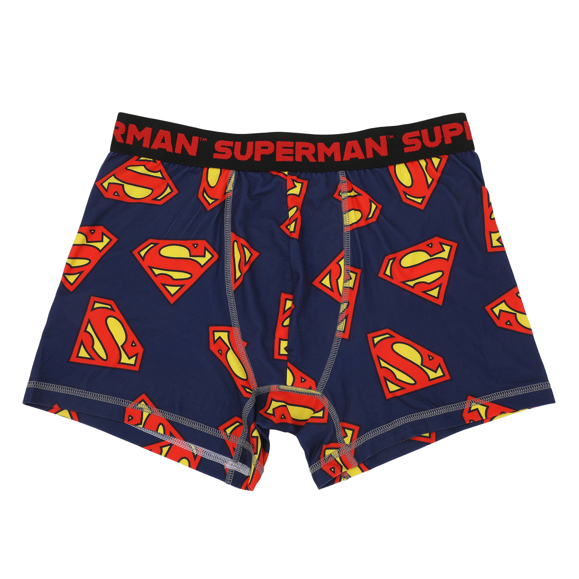 Superman Logo & Character Art Men's 3-Pack Boxer Briefs