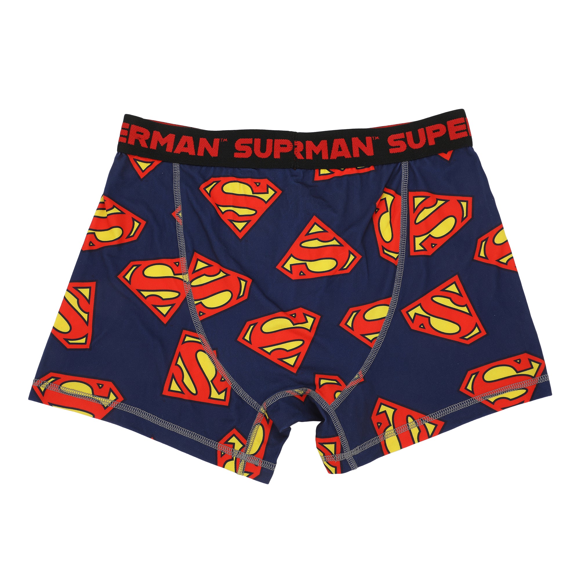 Superman Logo & Character Art Men's 3-Pack Boxer Briefs