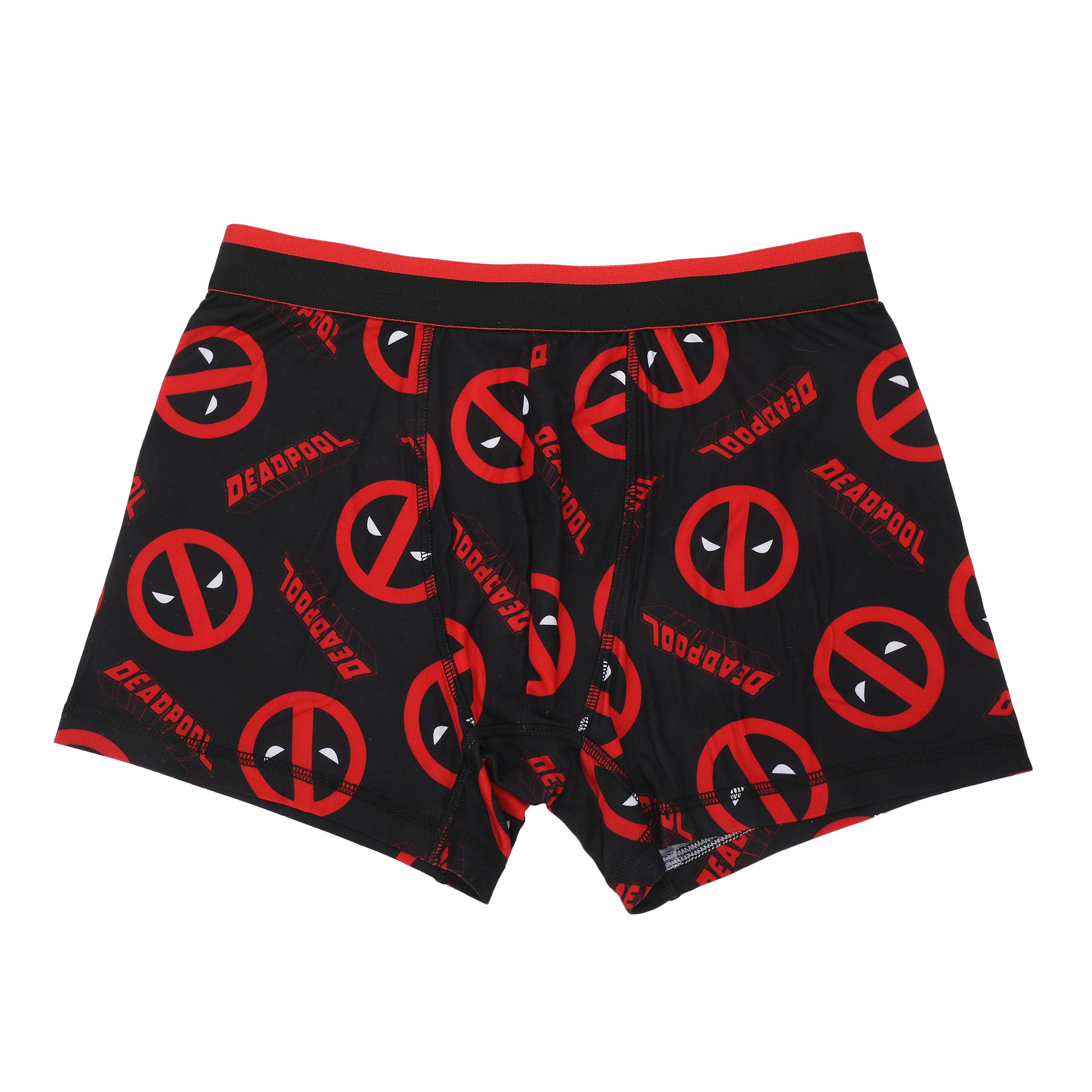 Deadpool Character & Logo Men's 3-Pack Boxer Briefs
